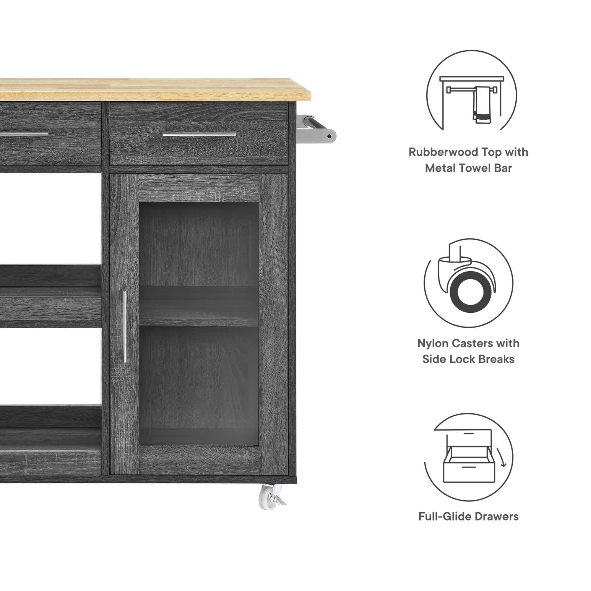 Modway EEI-6275-CHA-NAT Kitchen-Furniture - View #2