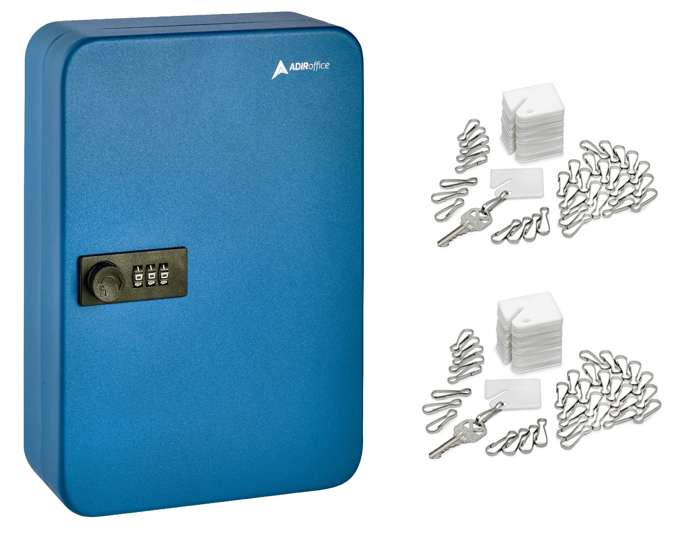AdirOffice 682-48-BLU-689-PKG Combination lock Cabinet key safe