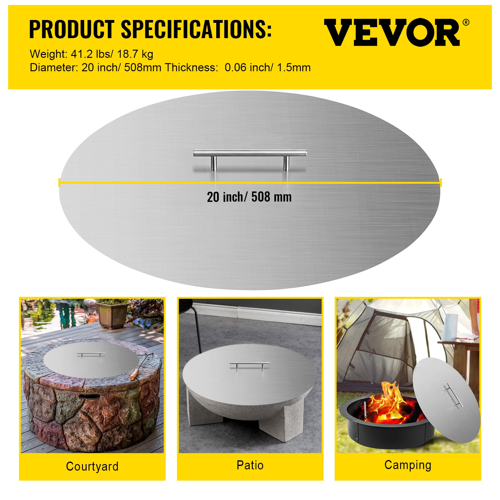 VEVOR GZRSHPGZ20YC00001V0 Gas-Fire-Pit-Accessories - View #8