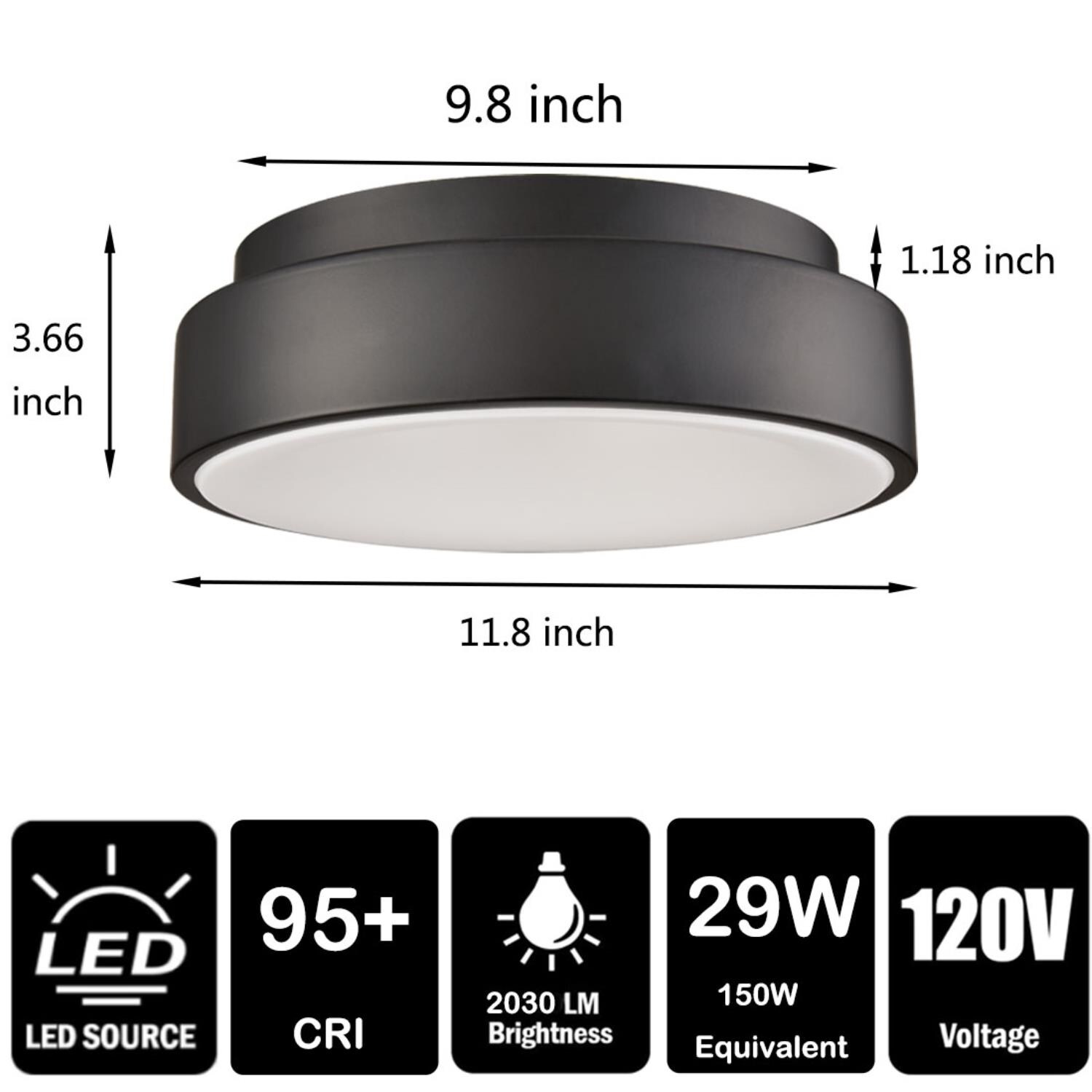 Claxy DIR-T7142CU-BK flushmounts - View #6