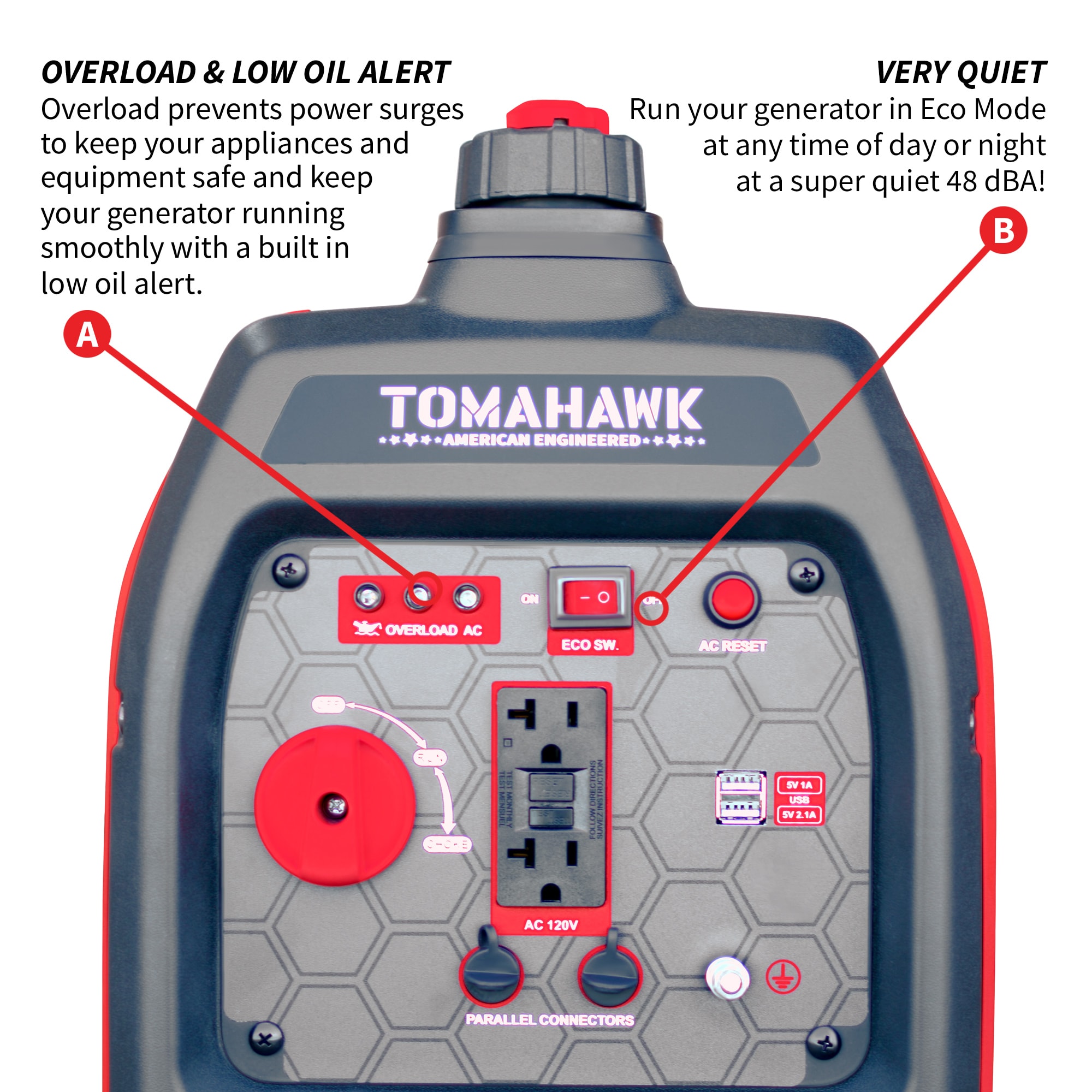 Tomahawk Power TG2000I Inverter-Generators - View #7