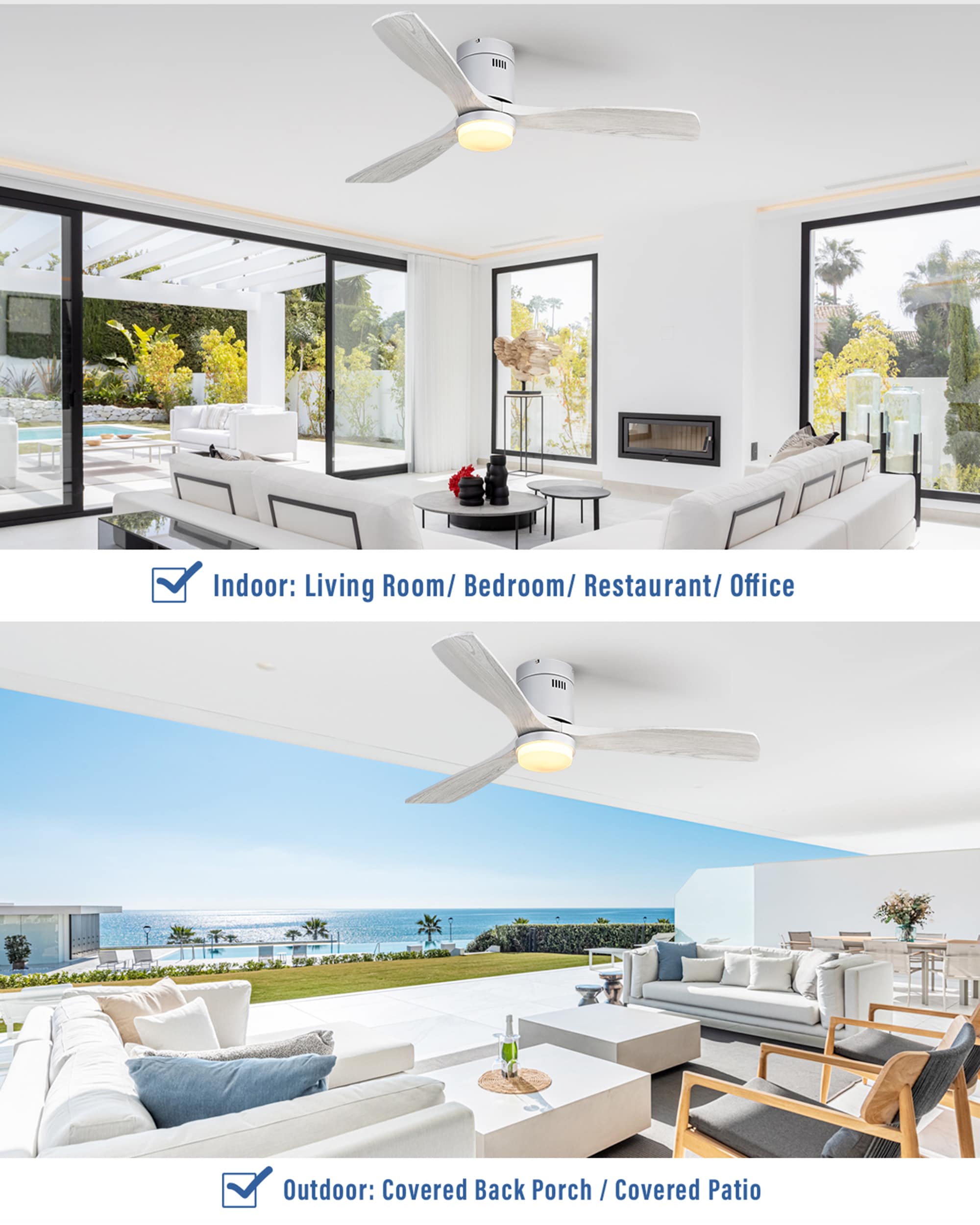 SINOFURN SYD130019WT Ceiling-Fans - View #6