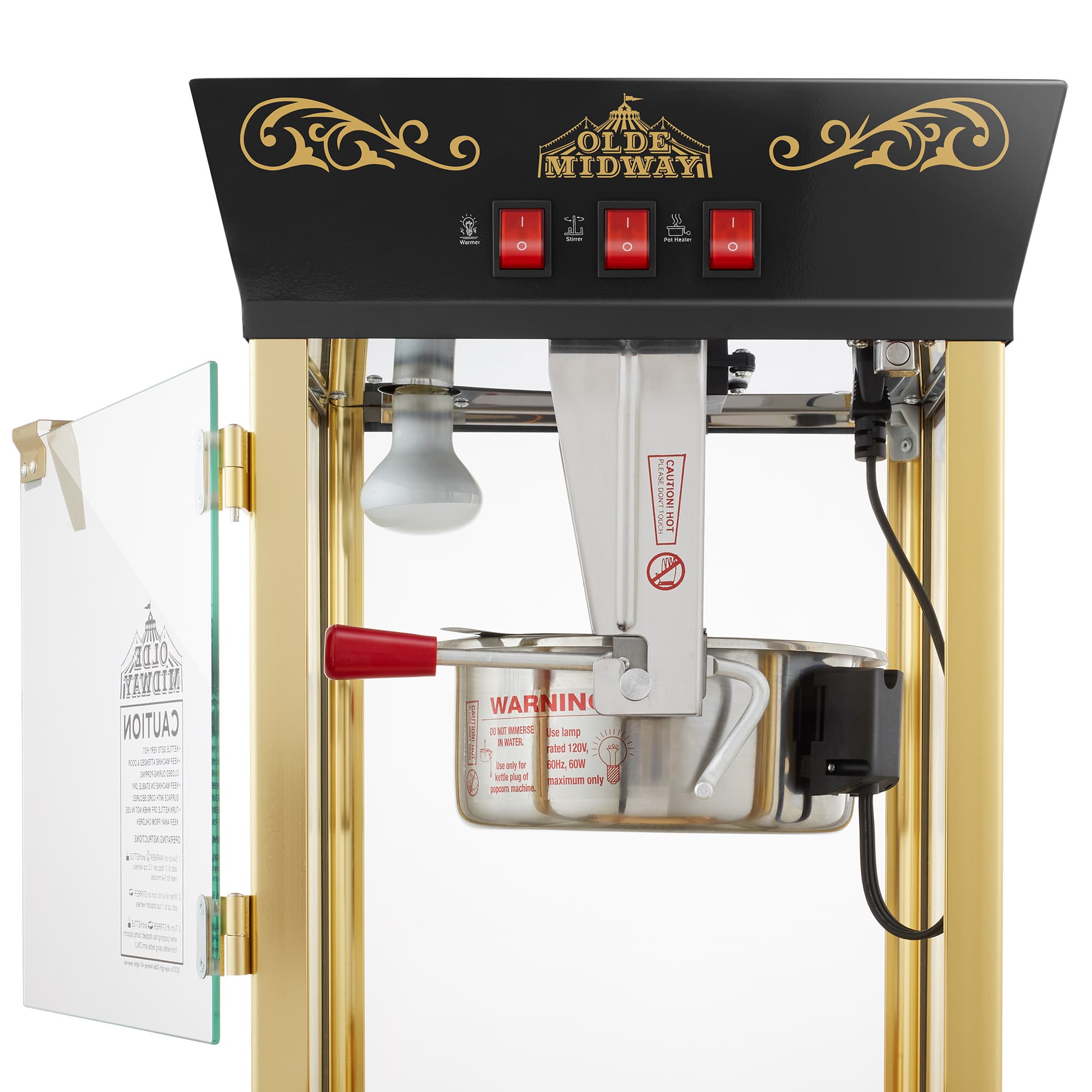 Olde Midway CON-POP-8945-BLK Popcorn-Makers - View #4