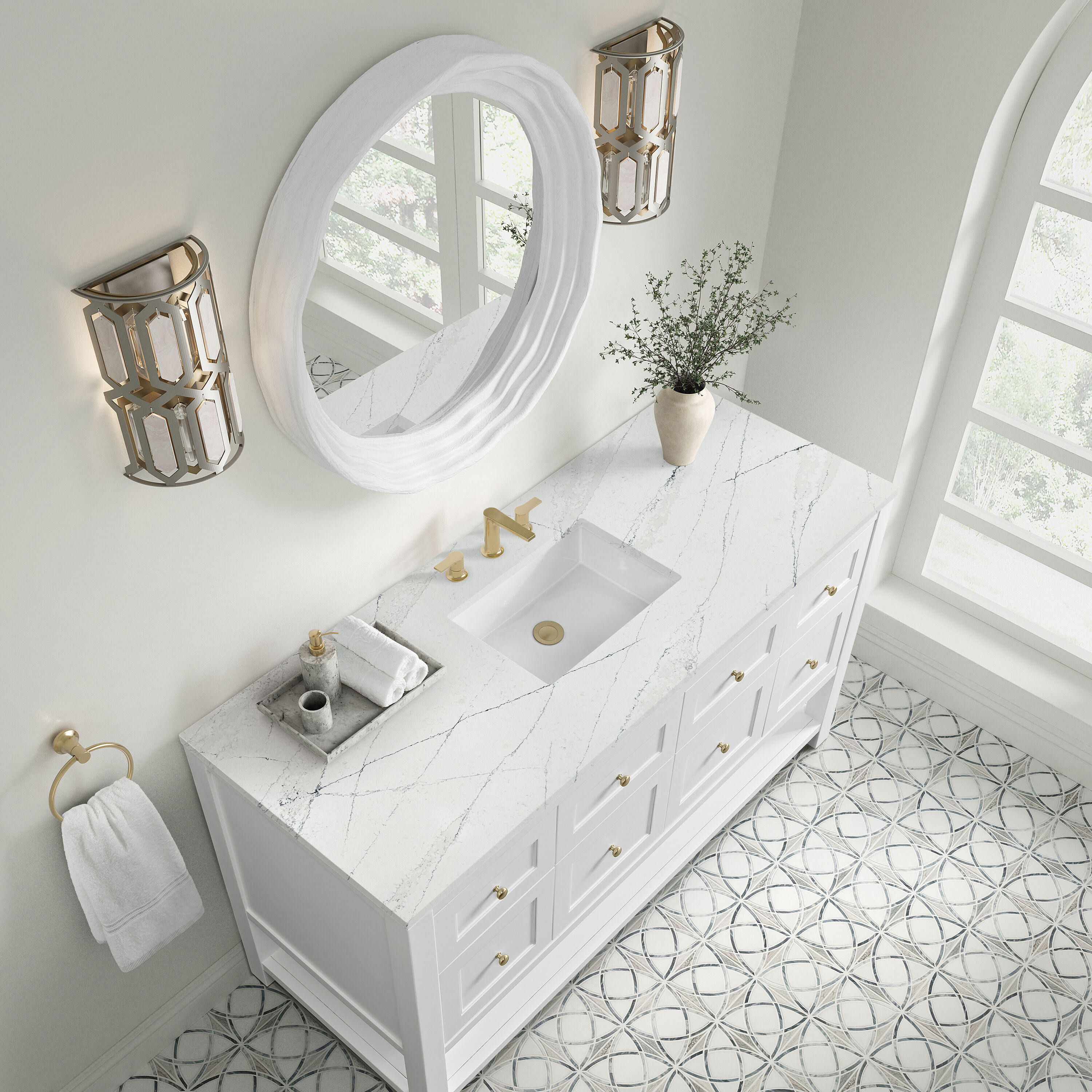 James Martin Vanities 330-V60S-BW-3ENC Bath-Vanity-Combo - View #6