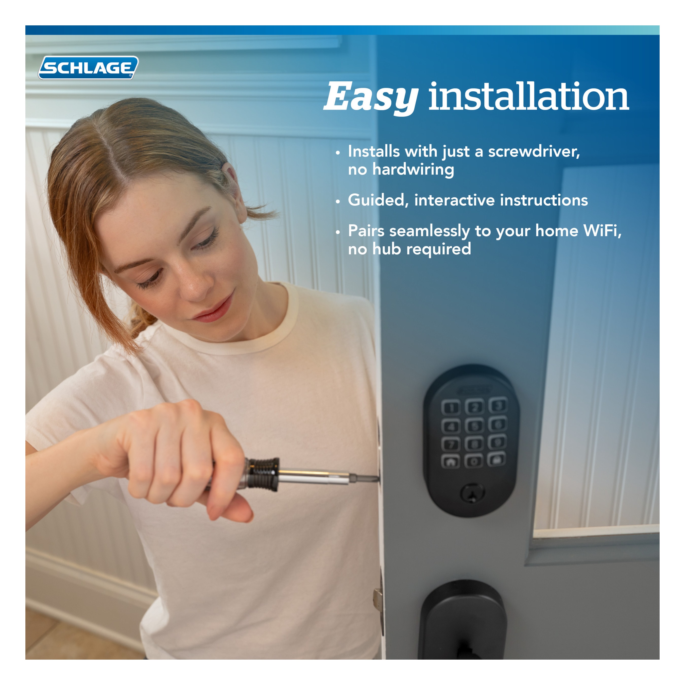 Schlage BE459WB V CEN 622 Electronic-Door-Locks - View #7