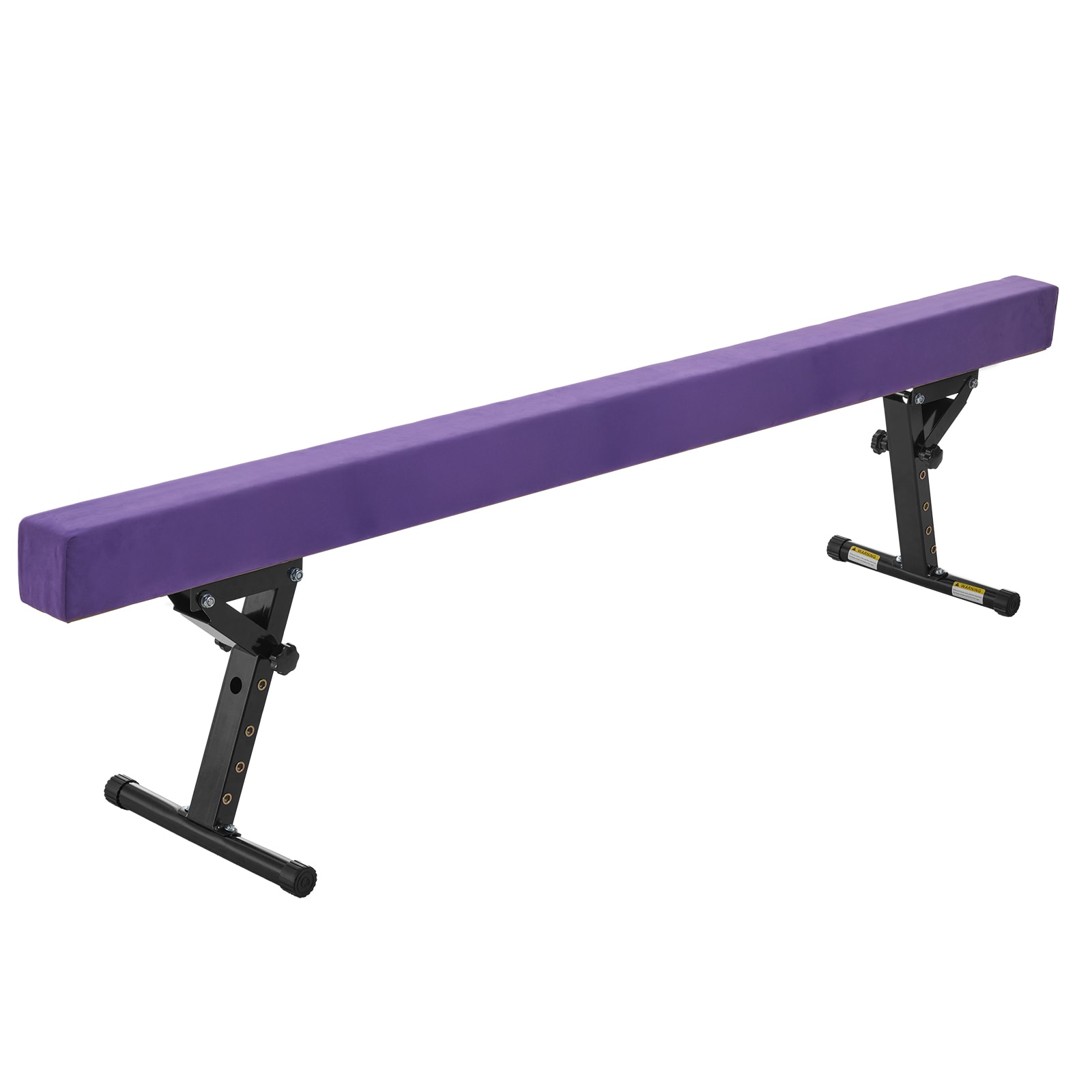 VEVOR Adjustable Balane Beam for Kids 8FT Gymnastics Beam High and Low Floor Beams of 5 Adjustable Heights for All Gymnastic Levels Professional Gymnastic Equipment for Home and Gym Center Purple