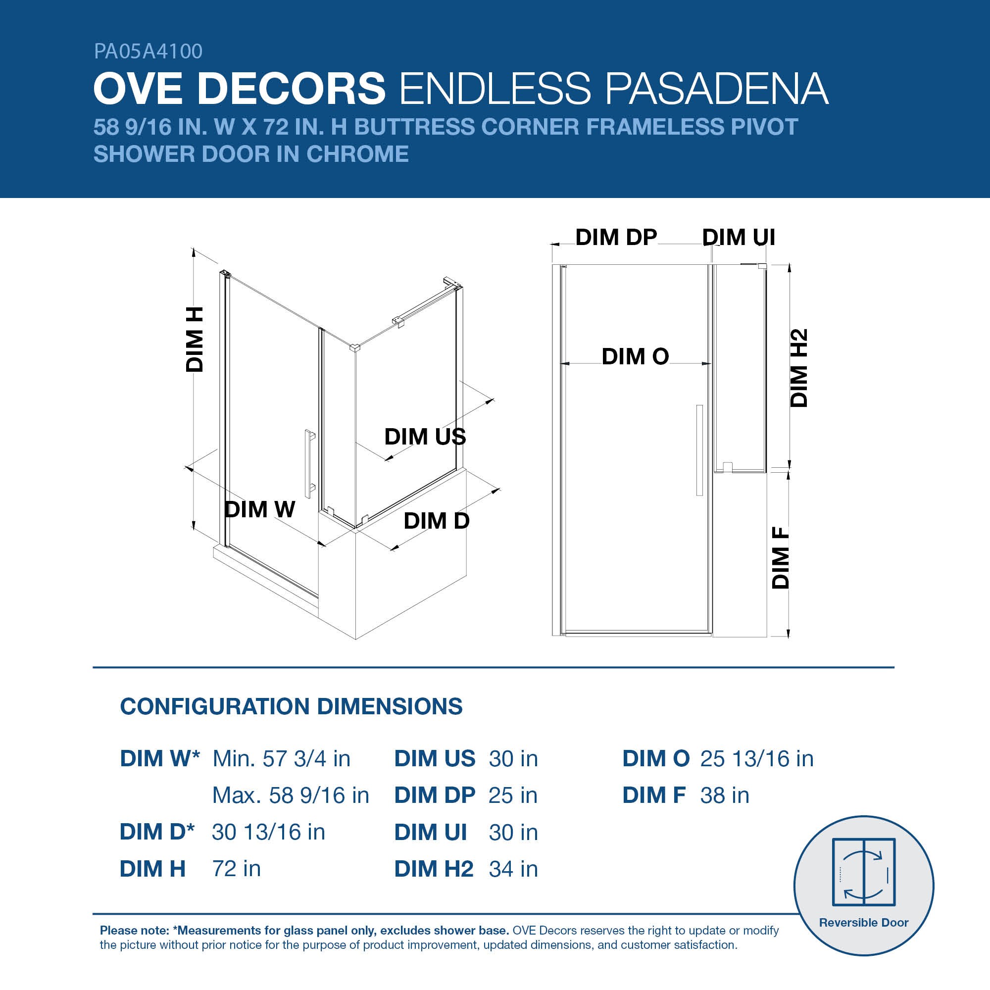 OVE Decors 828796051798 Shower-Doors - View #16