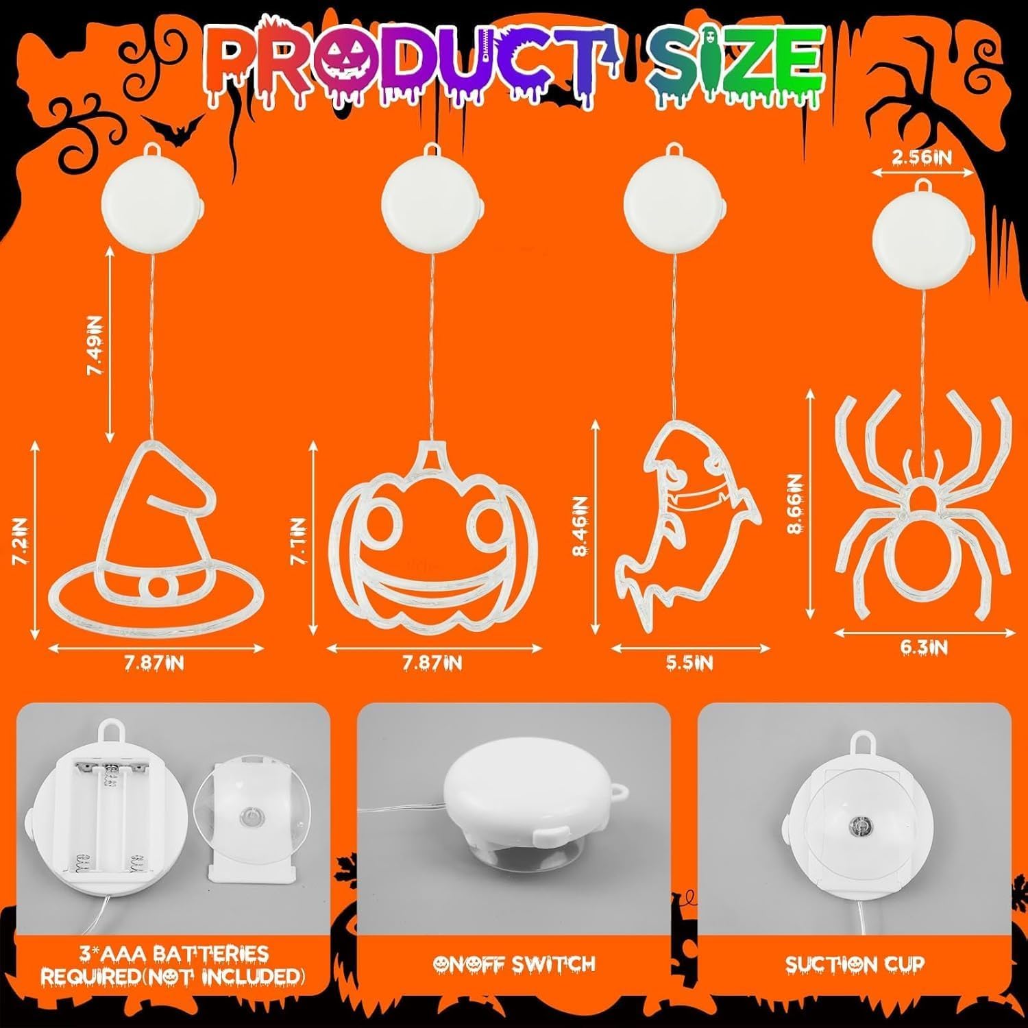 WZK 253111046256 Halloween-String-Lights - View #5