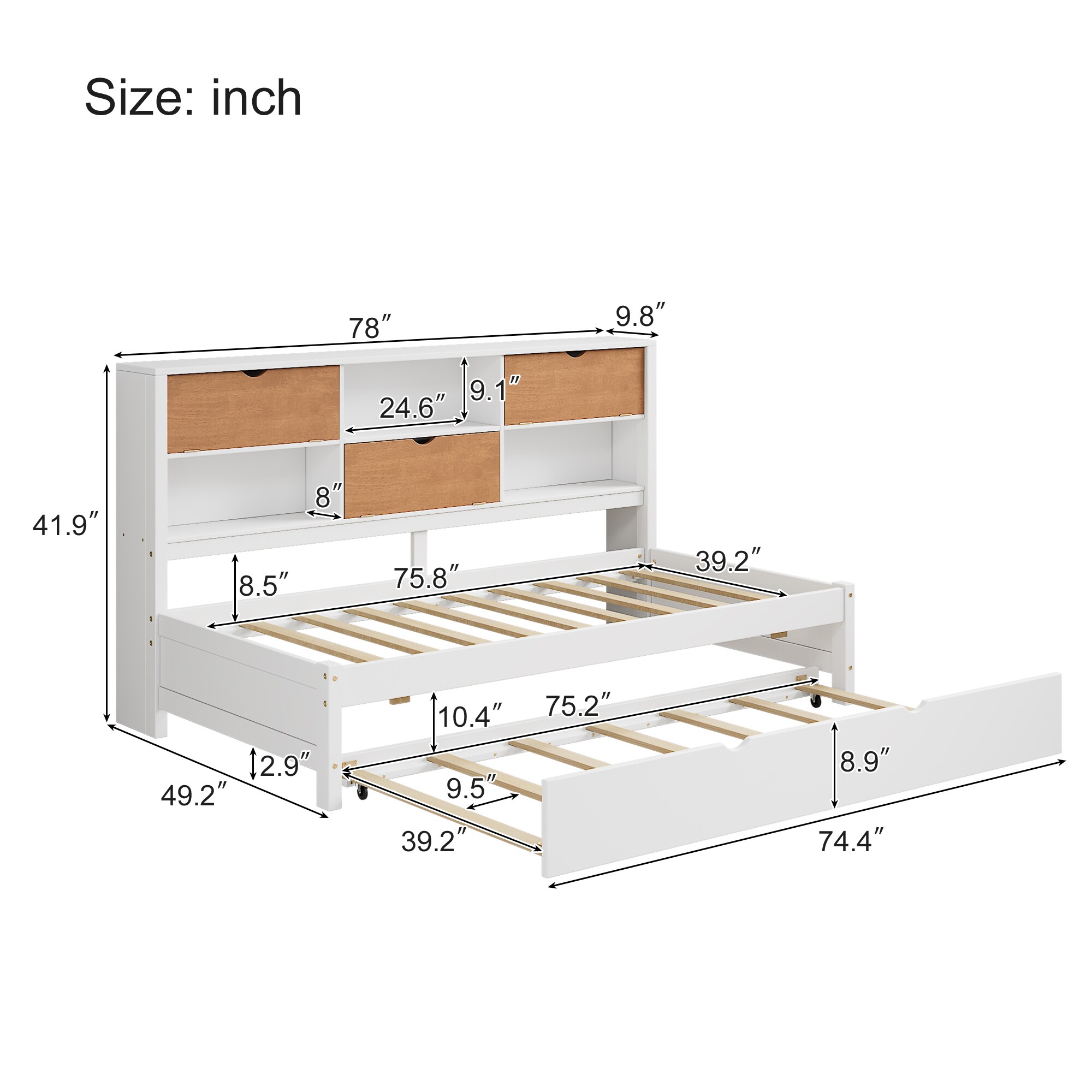 Kahomvis BEDB-QPN1-3AD beds - View #3