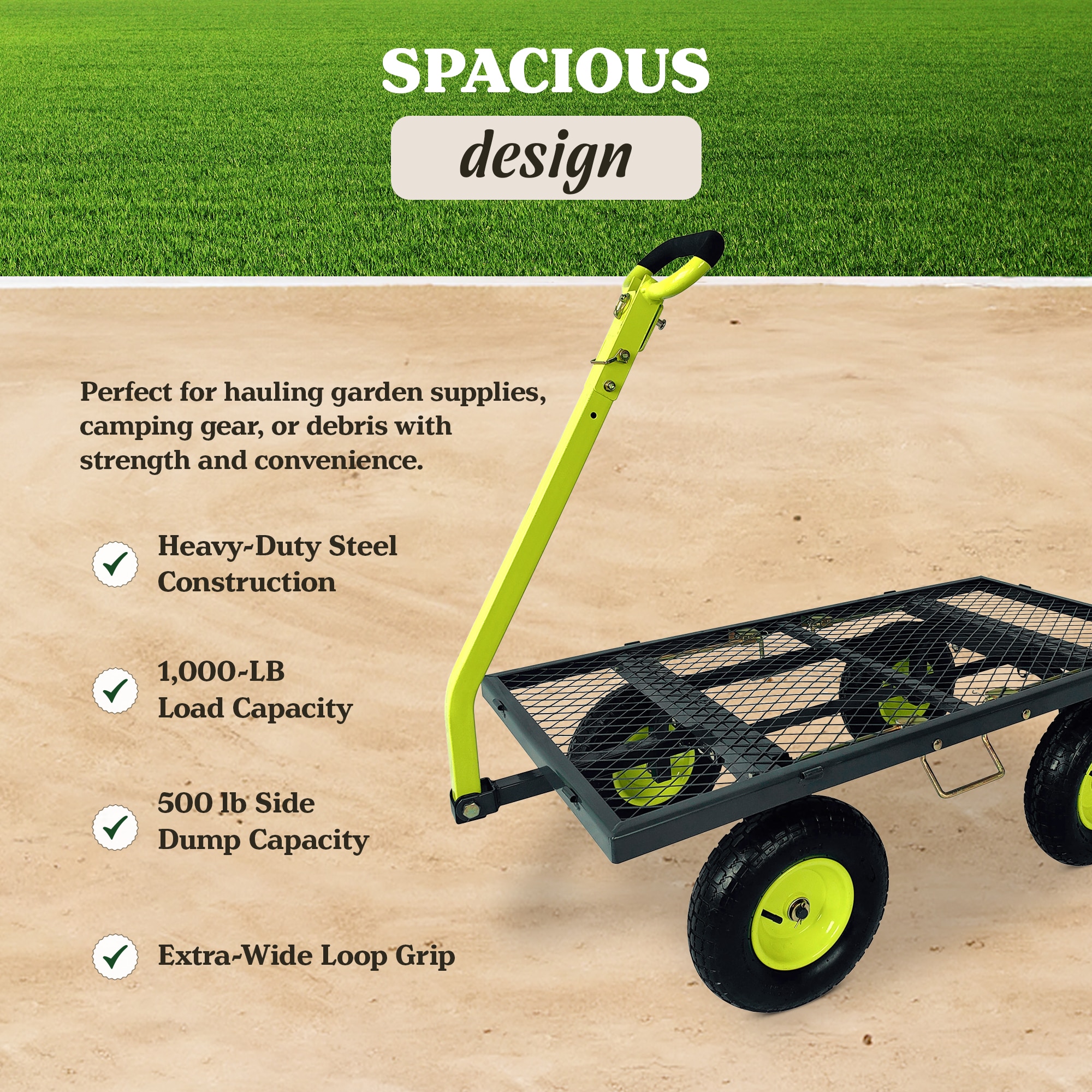 Yard Tuff YTF-2448DSD Yard-Carts - View #3