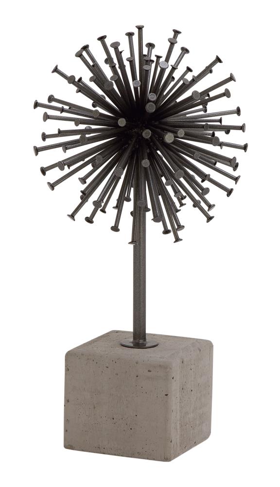 Grayson Lane 95286 Black Iron Industrial Sculpture