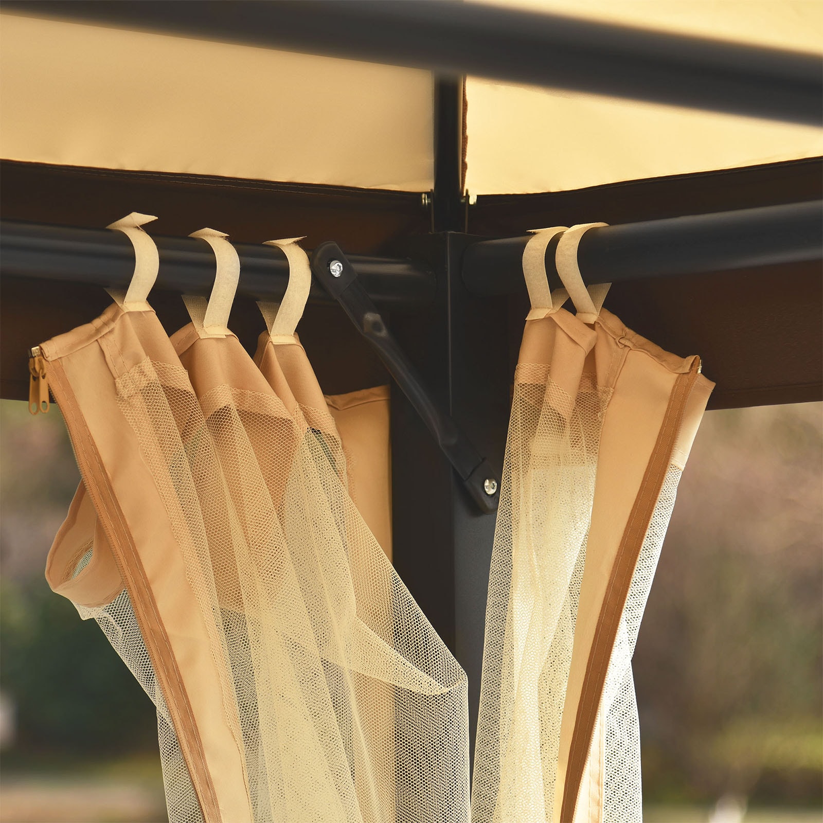 WELLFOR TRX-263AC Wood-Resin-Gazebos - View #7