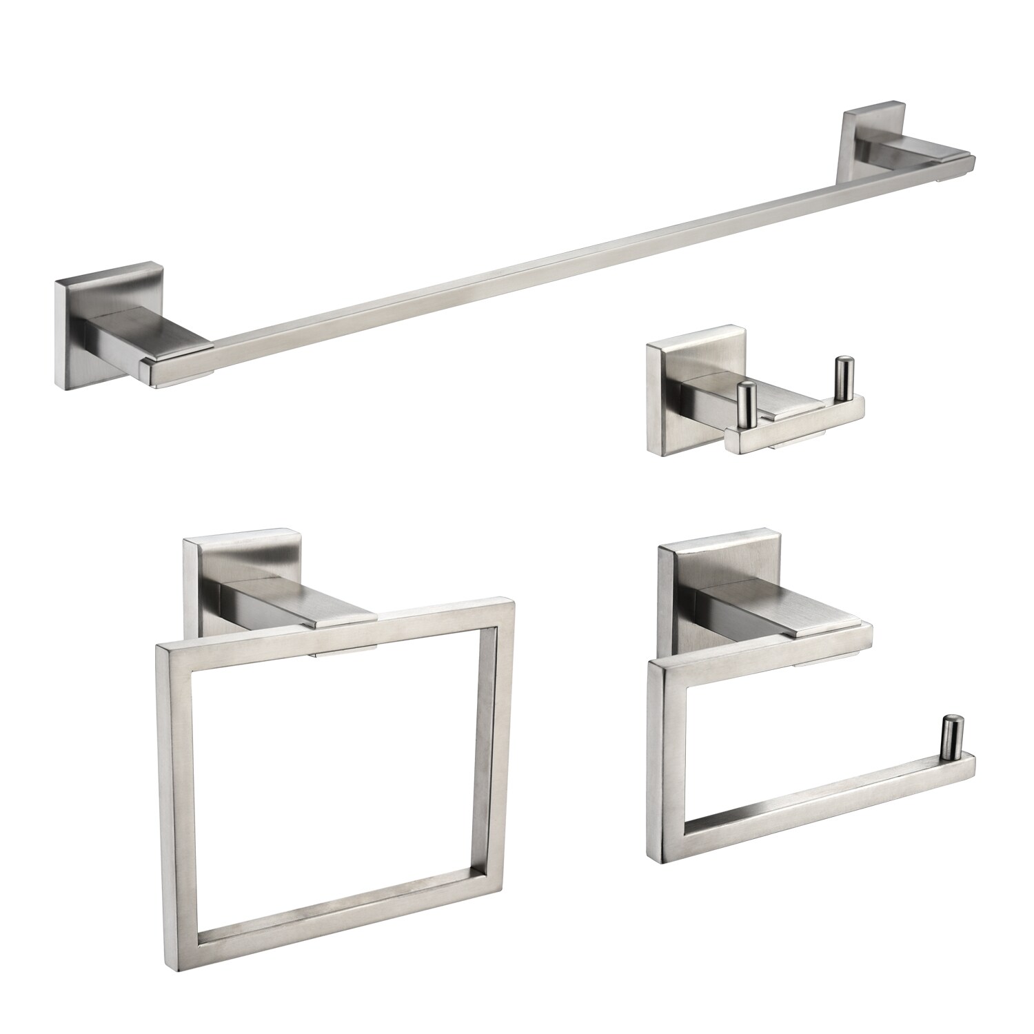 Nestfair Nickel Stainless steel Bath accessory set #SMD5800N