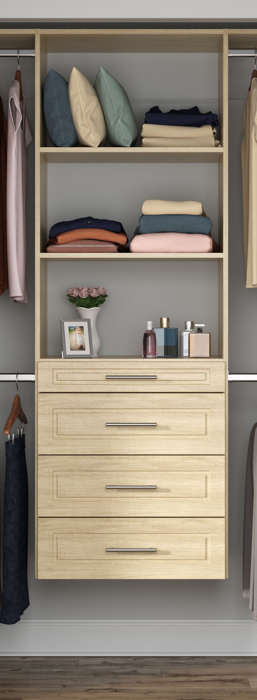 Easy Track PH168-MJ Wood-Closet-Kits - View #5