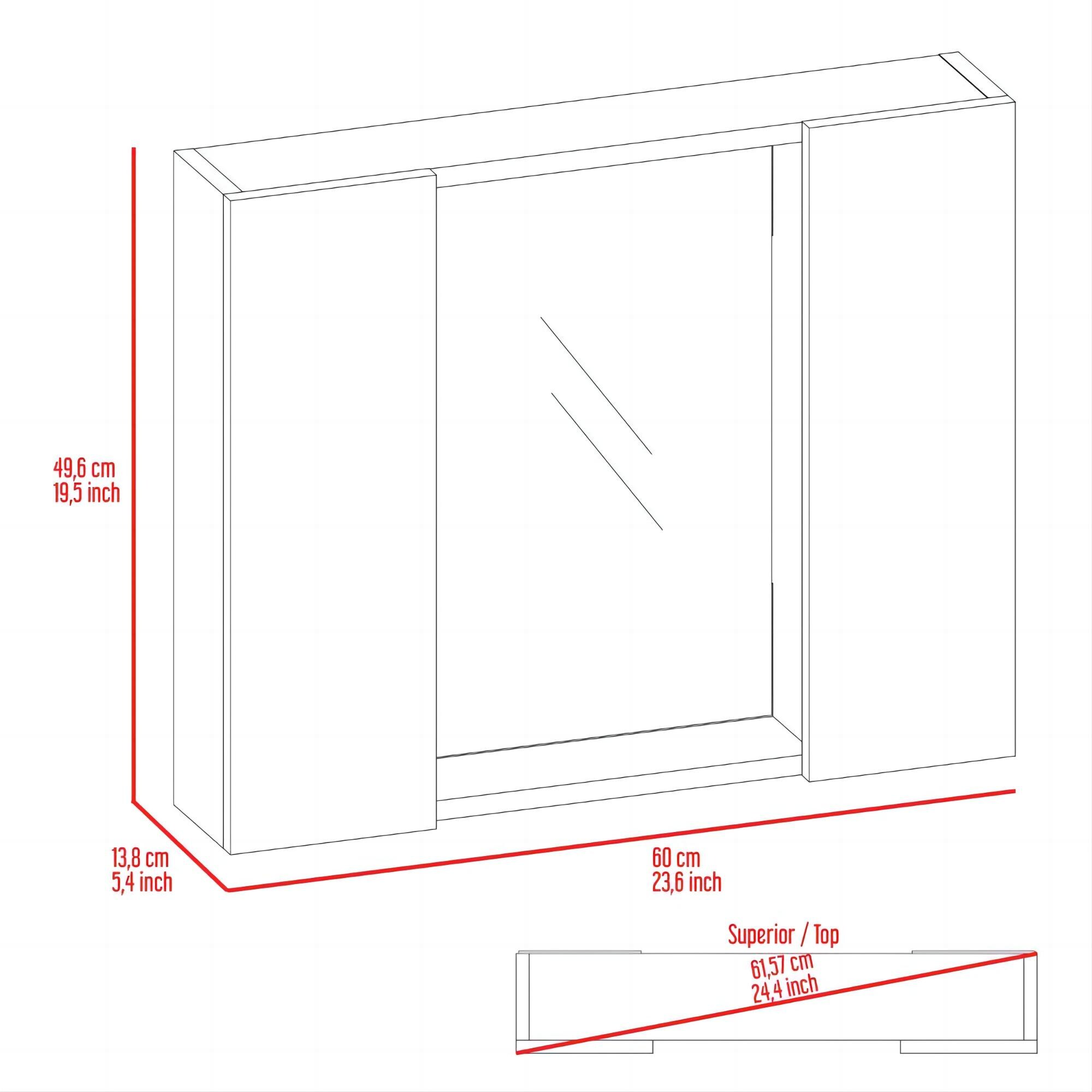 WELLFOR AMNM-16 Bathroom-Medicine-Cabinets - View #3