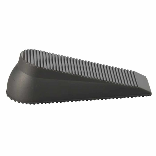 RELIABILT 6-in Grey Wedge Door Stop in the Door Stops department at