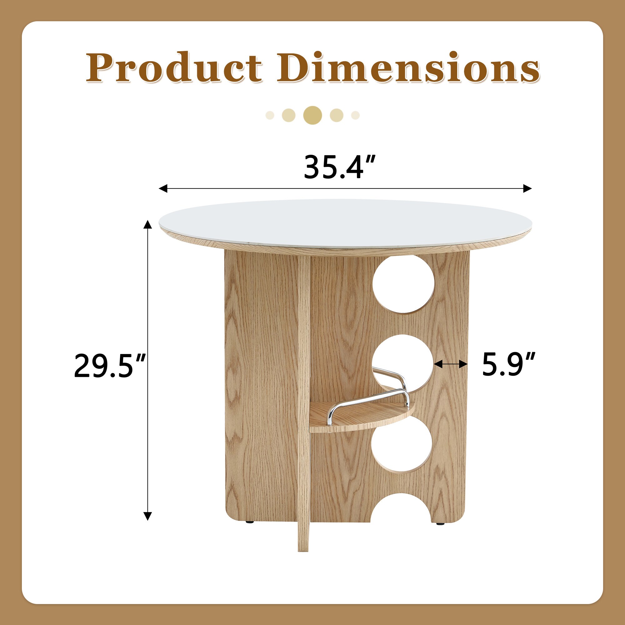 Fresh Spaces LS-W1151S04970 Dining-Tables - View #3