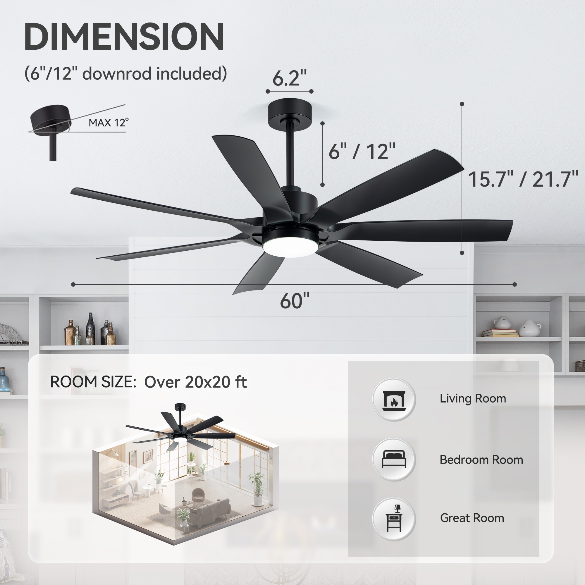 Breezary 30040-AB Ceiling-Fans - View #10