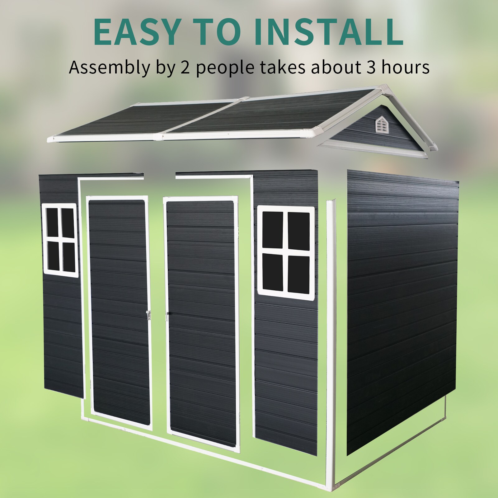 LOVMOR SF-WO-W2556S00004 Metal-Storage-Buildings-Sheds - View #8