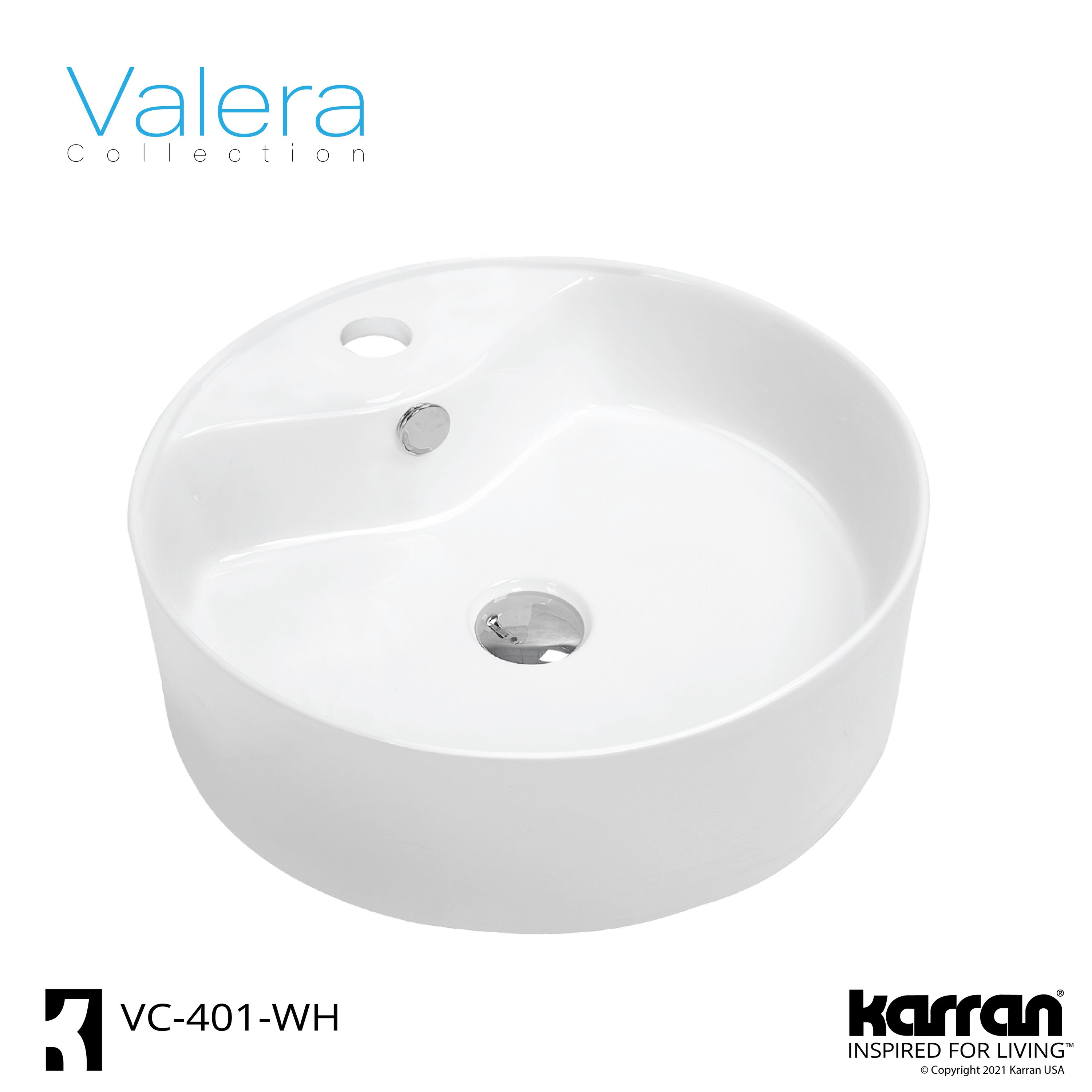 Karran VC-401-WH Bath-Sink - View #3