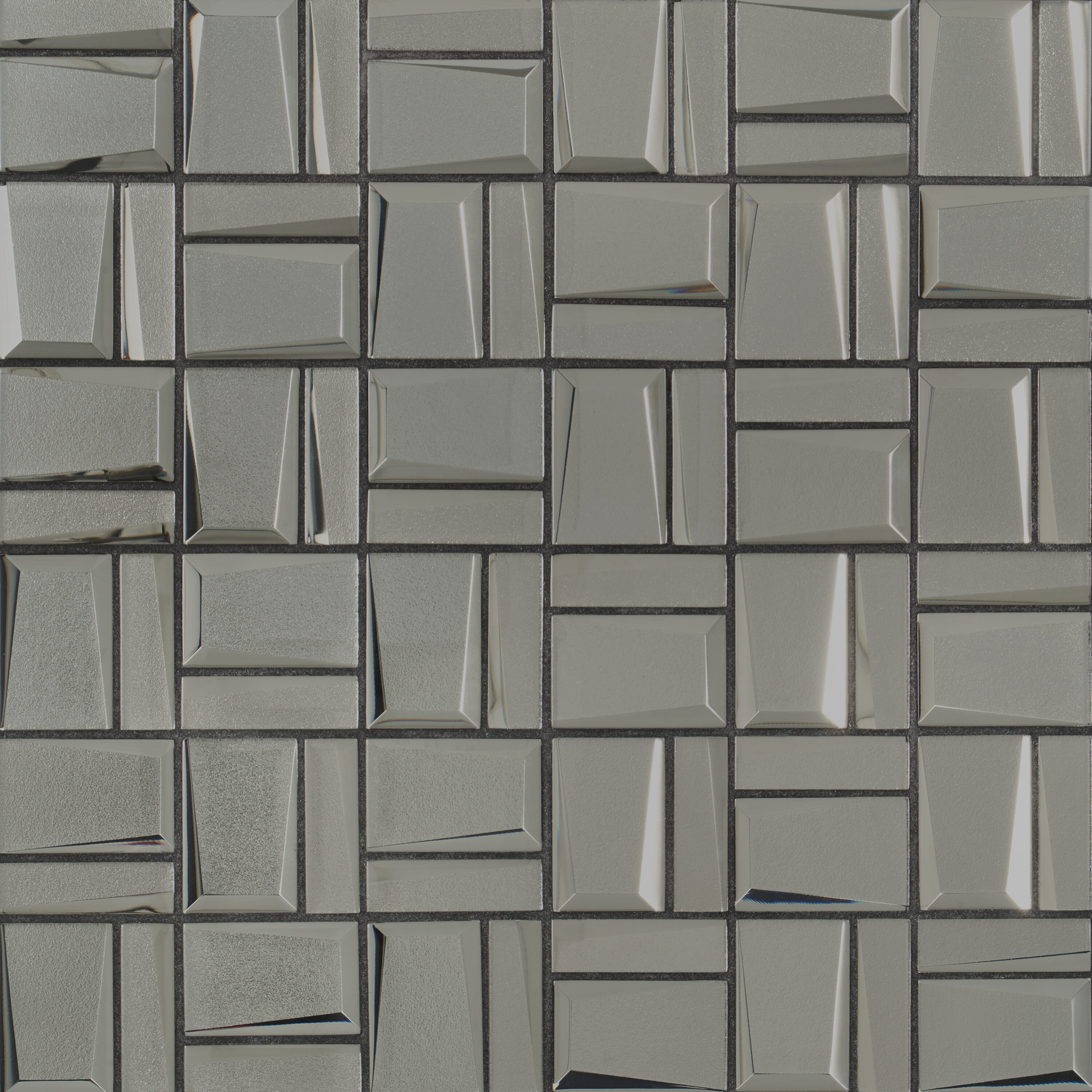 Revell 11" x 12" Glass Grid Mosaic Wall Tile (0.88 Sq. Ft. / Each)