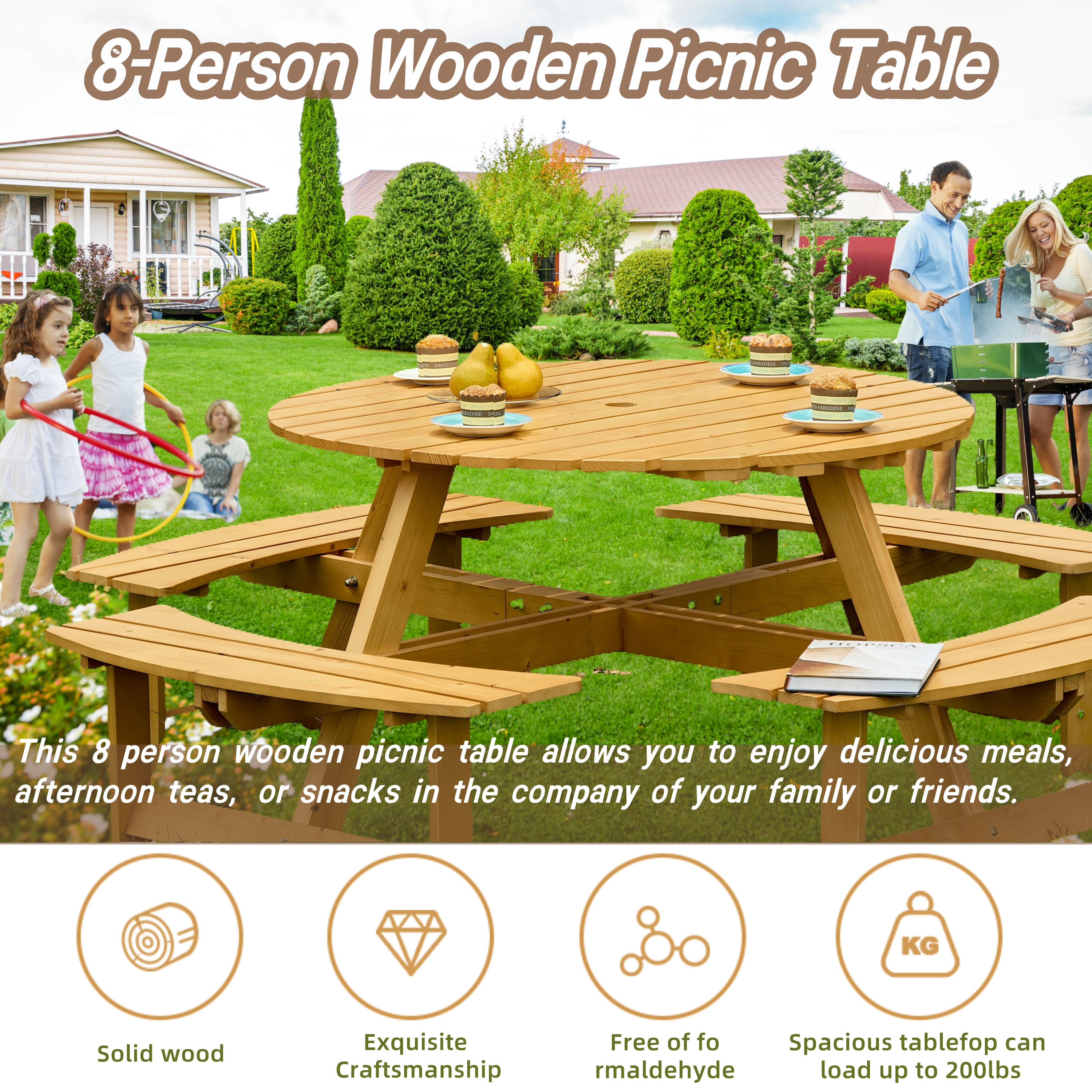 Bayfeve BFWF-9764-PT Picnic-Tables - View #11