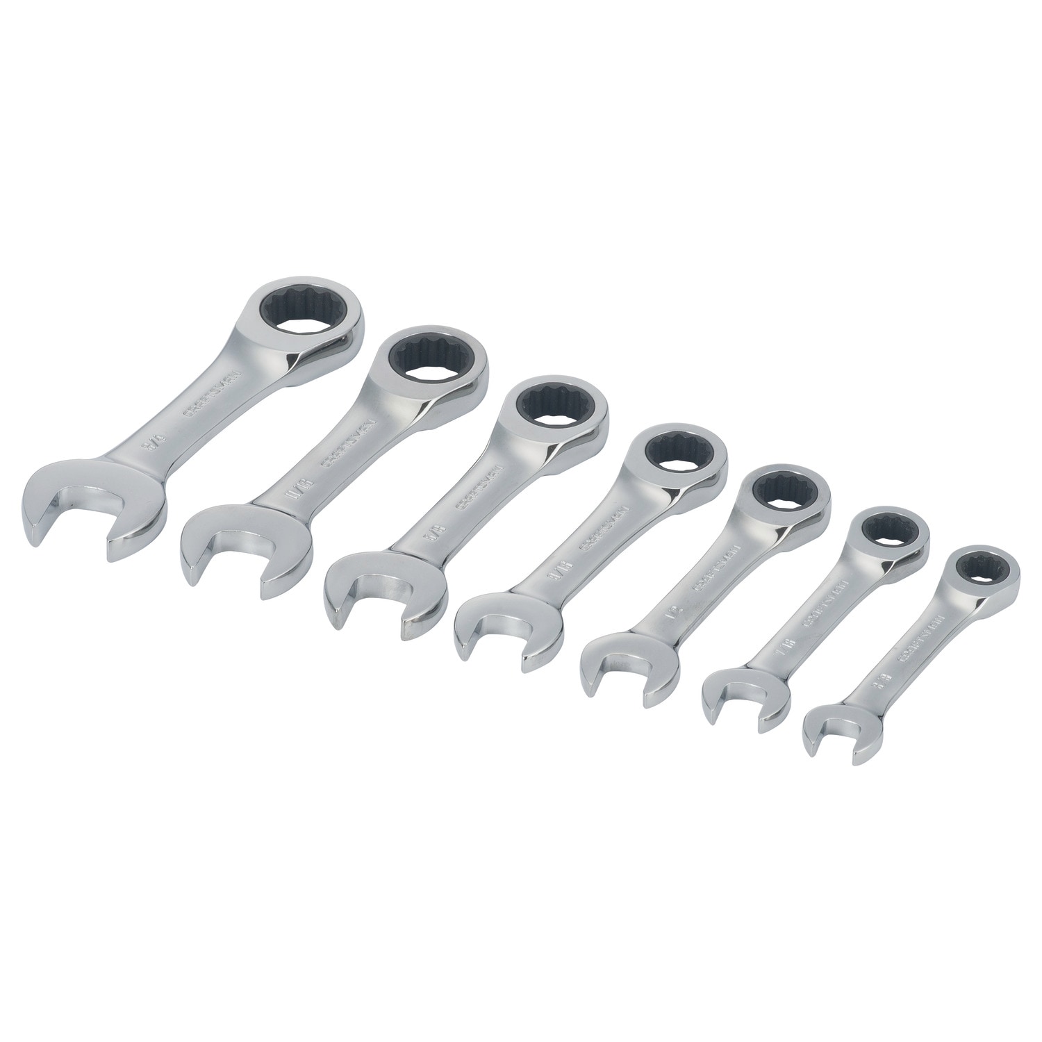 Wright Tool 12 Point Flat Stem Combination Wrenches, 1/2 in Opening, 7 5/32  in - 1 EA (875-1116) 