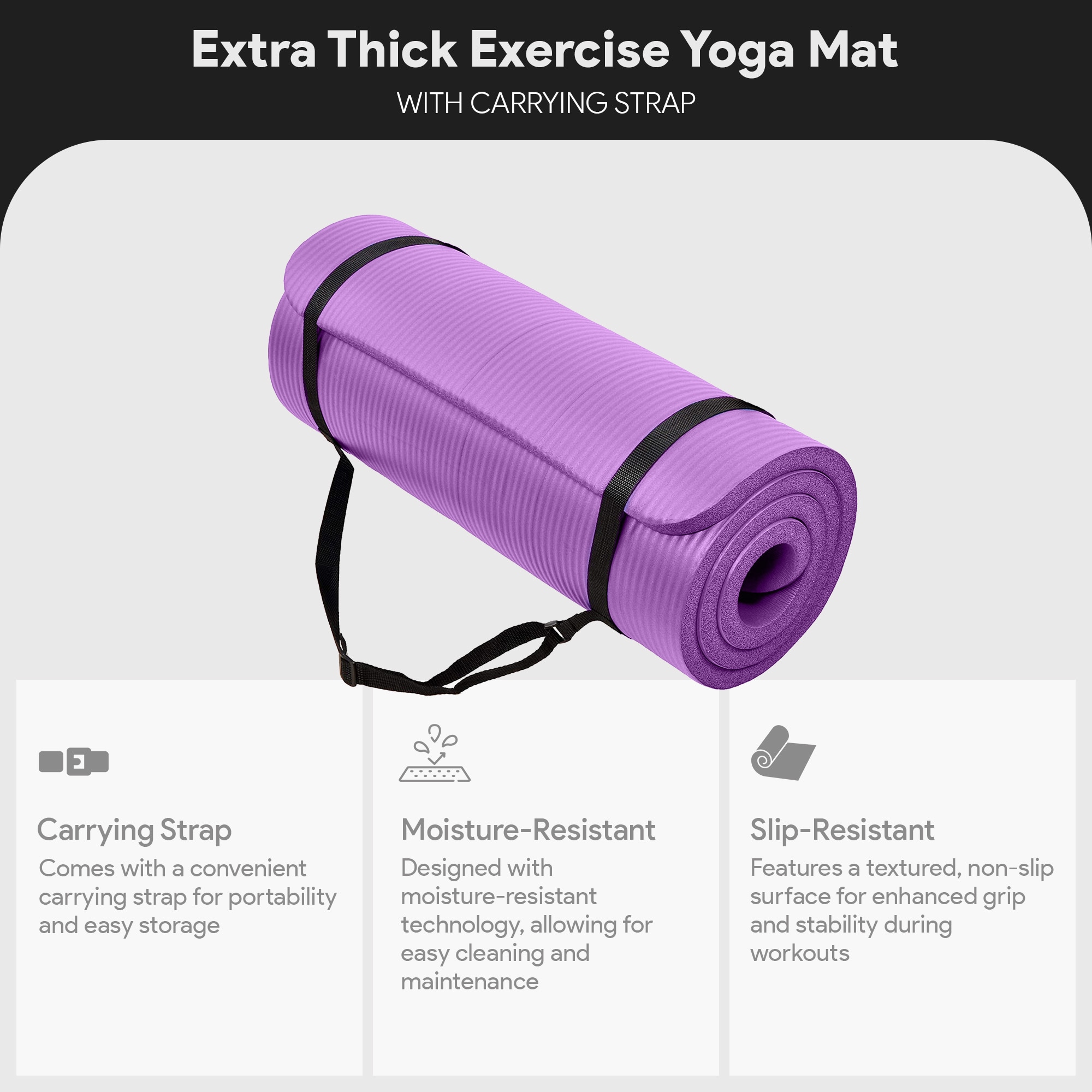 Balancefrom BFGC-AP1PP Fitness-Equipment-Mats - View #3