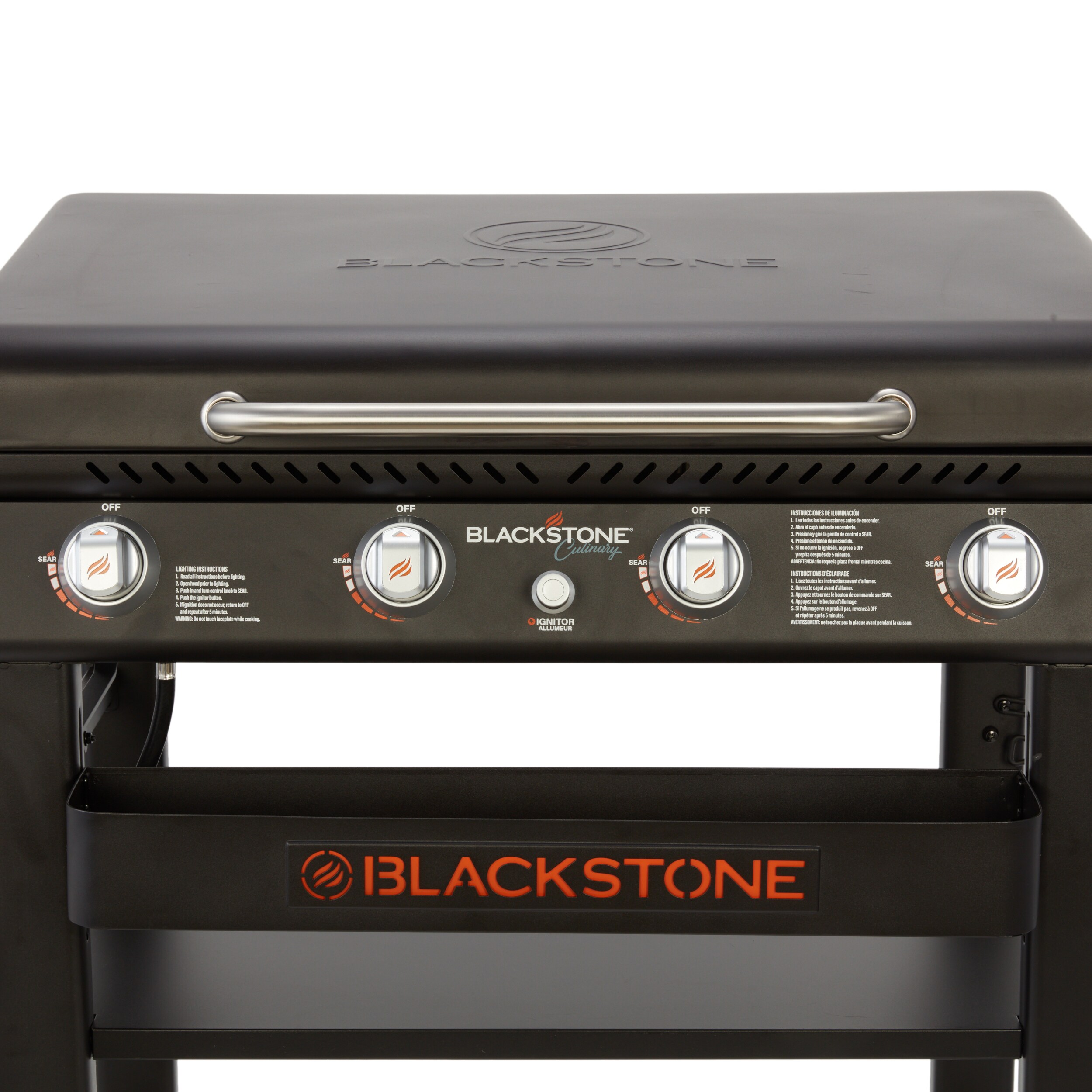 Blackstone 36-in Culinary Griddle With Hood 4-Burner Liquid Propane ...