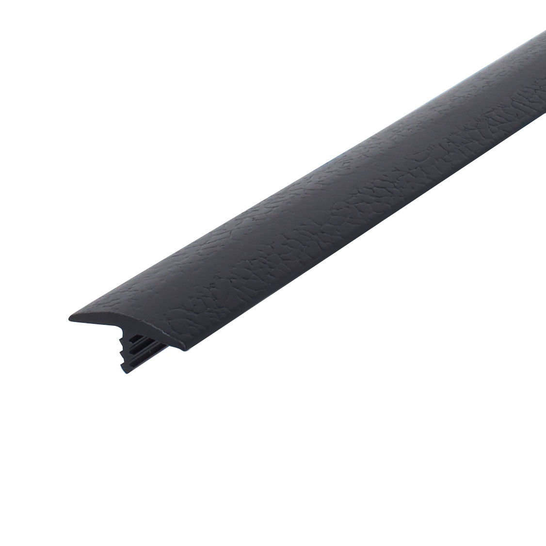 Outwater 3P1.27.00064 T Molding Tee Mldg 3/4-in 260 Black Leatherette Embossed Flexible Polyethylene Center Barb Tee Moulding 25-ft Hobby Pack Coil
