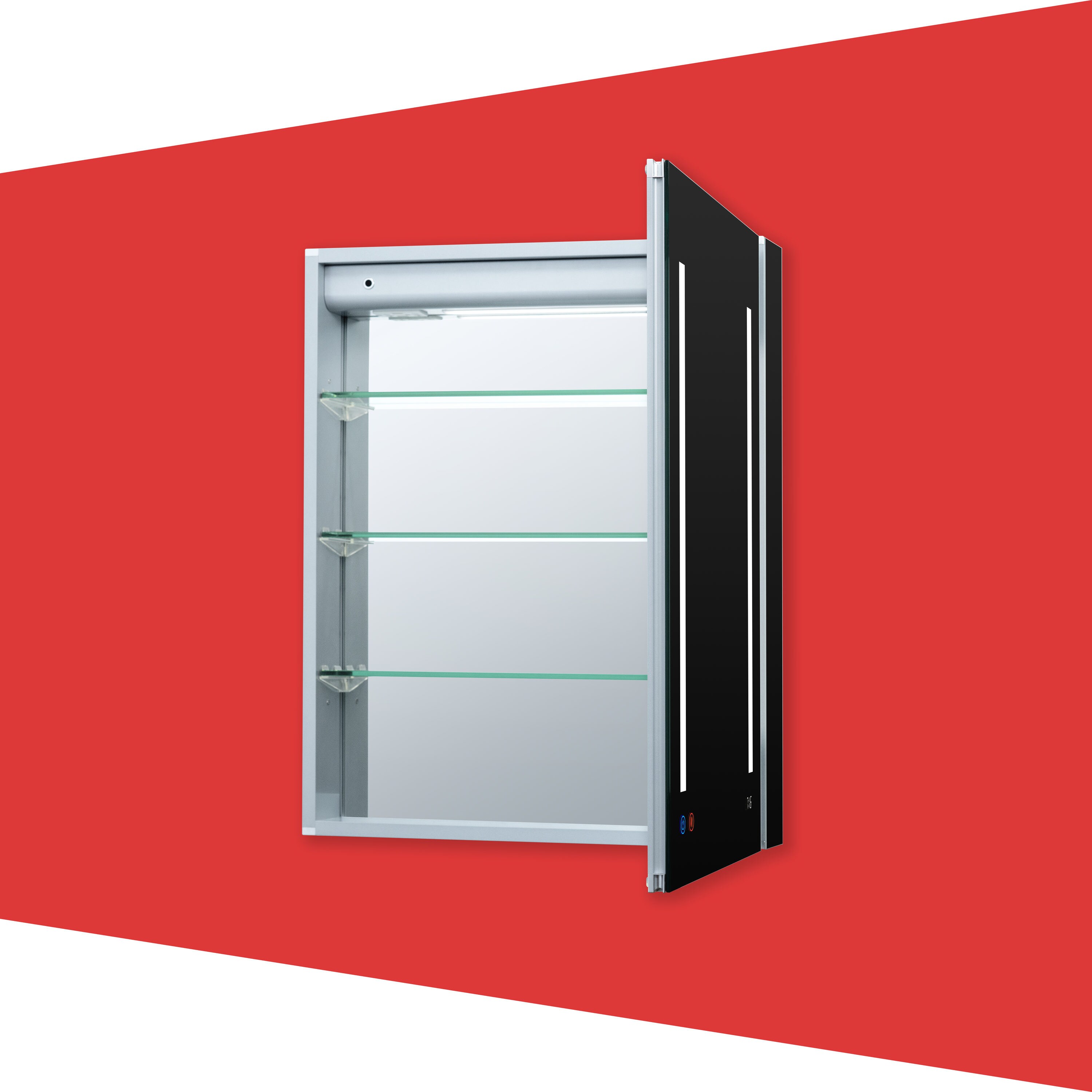 DECADOM AURA 2430RH Bathroom-Wall-Cabinets - View #4