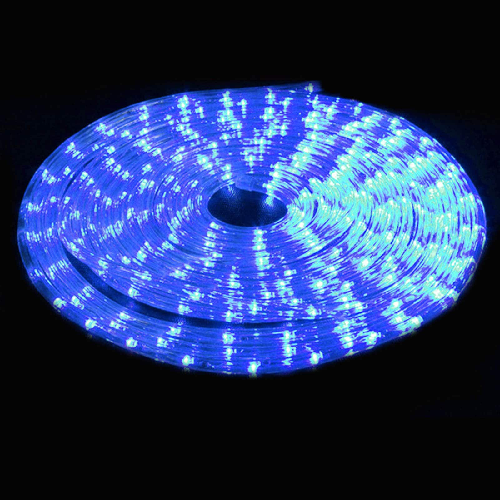 LamQee 100ft. LED Rope Light Waterproof Flexible Neon LED Strip Lights Blue  in the Landscape Lighting Accessories department at