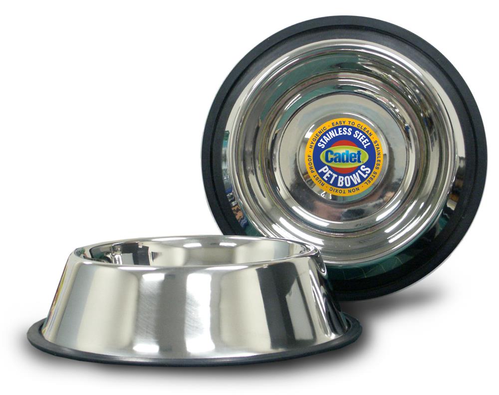 Dog Bowls Set Stainless Steel Dog Food Bowl with No Spill Non-Skid