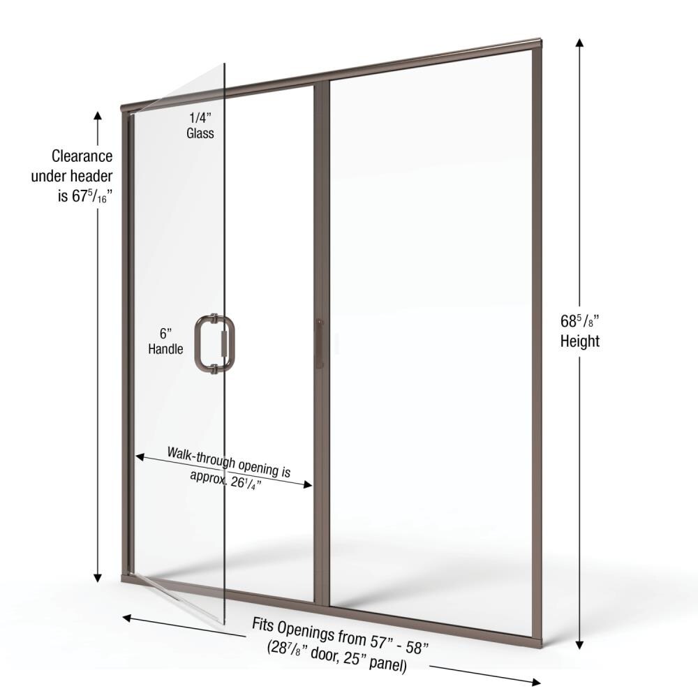 Basco INFH35A5868XPOR Shower-Doors - View #2