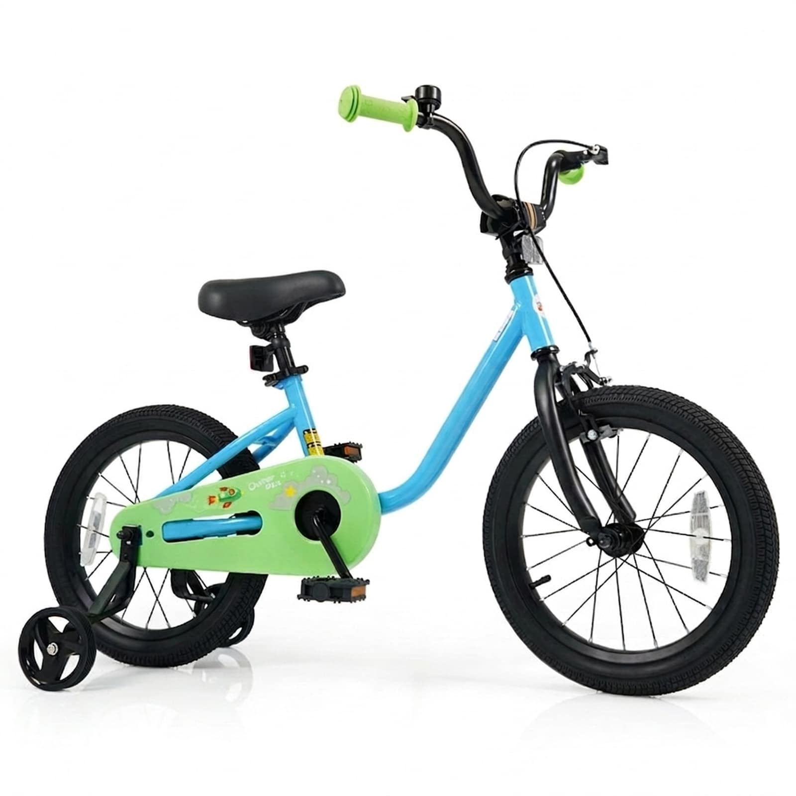 SUGIFT Kids Bike for Boys and Girls Ages 3 to 7 12-in 14-in or 16-in Children Bicycle with Training Wheels in Blue #LW038SUGHY561