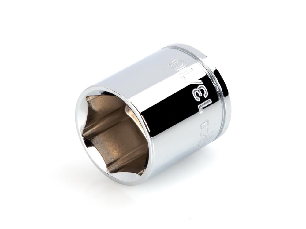 TEKTON SHD12021 3/8-in Drive Standard (SAE) 13/16-in Shallow Socket