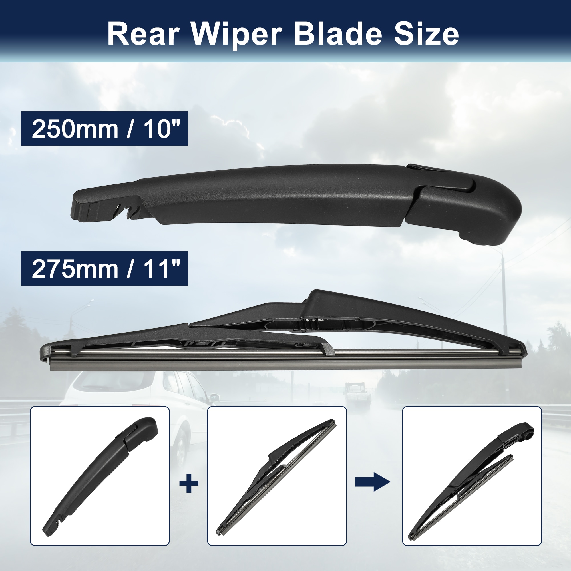 Unique Bargains S26010400UX5469 Wiper-Blades - View #2
