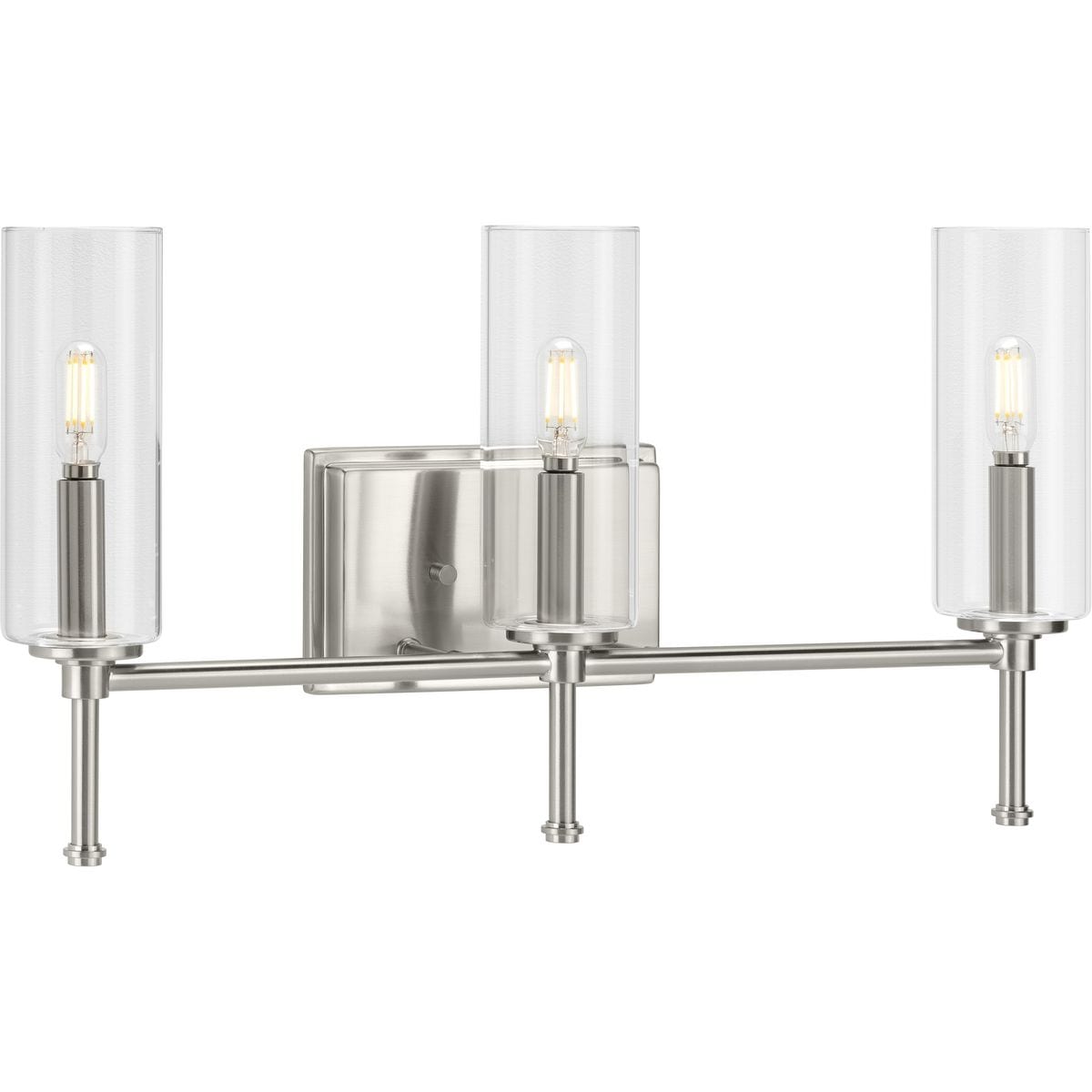 Progress Lighting P300358-009 Elara 22.12-in 3 -Light Brushed Nickel Transitional Vanity light
