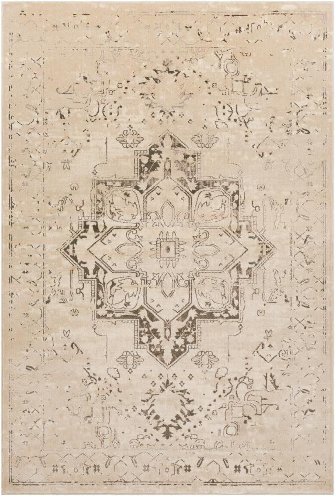 Surya ASM2300-93123 Asia Minor 9 x 13 Cream Medallion Oriental Area Rug
