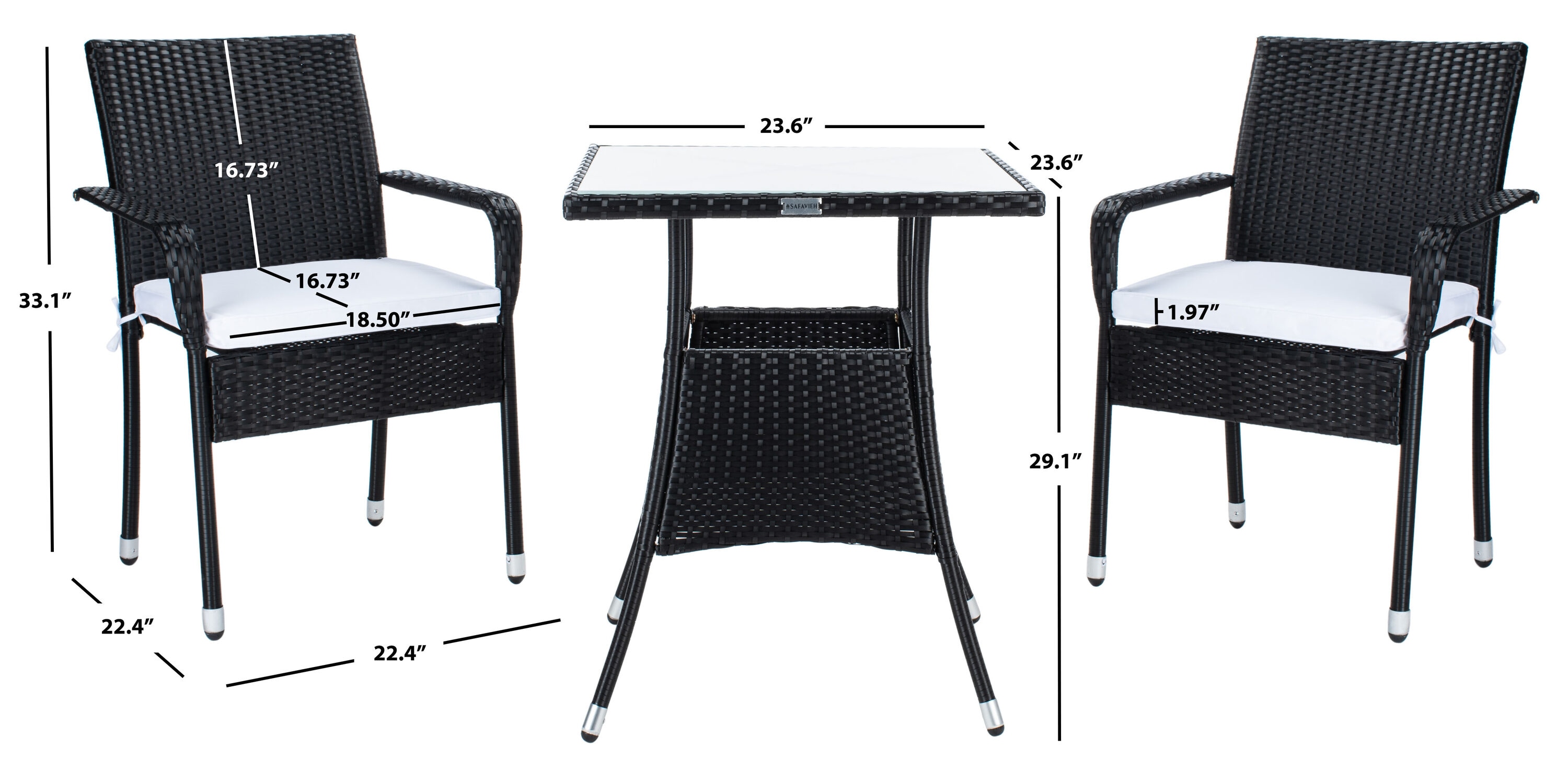 Safavieh PAT7718A Patio-Dining-Sets - View #3