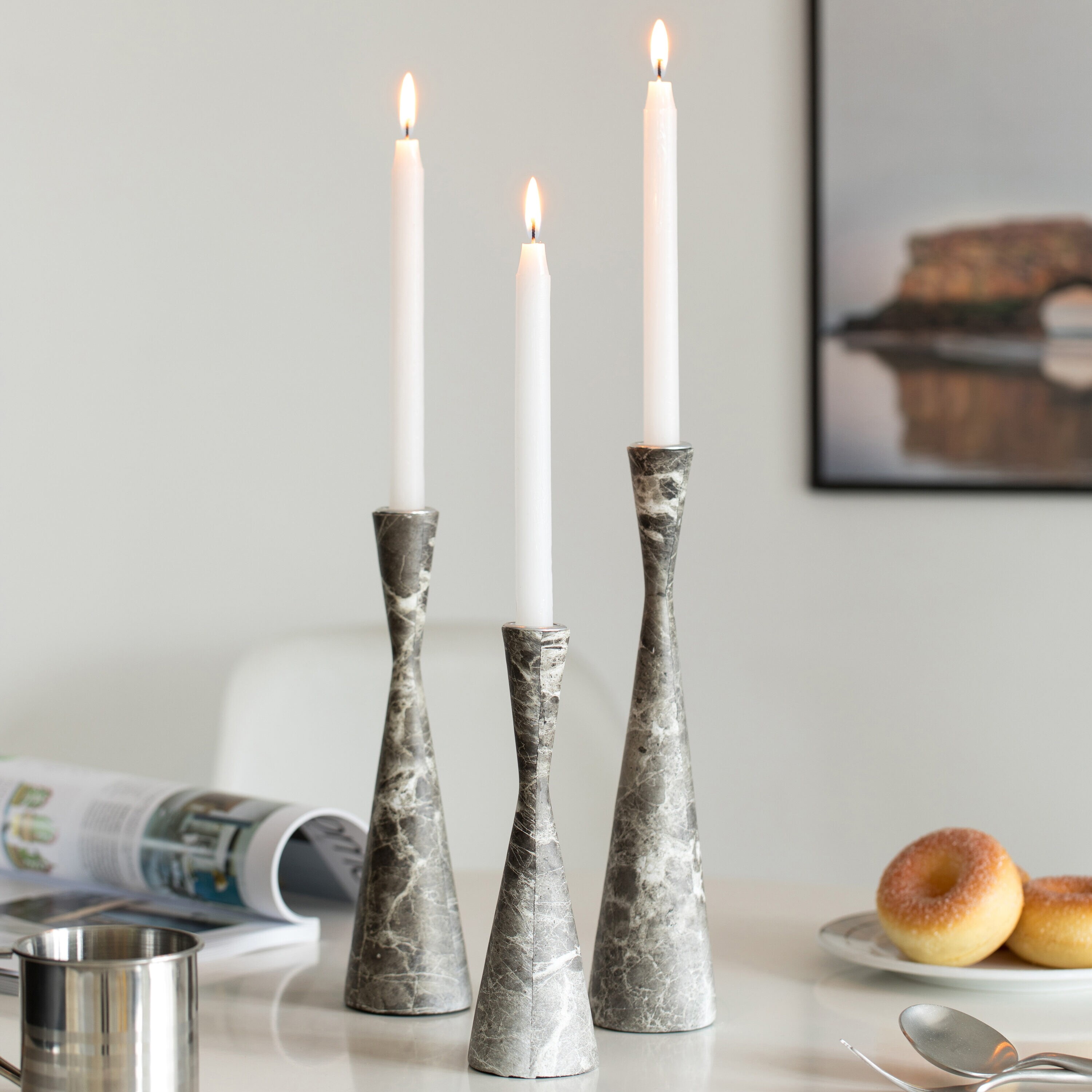 FABULAXE QI004063.GY.6 Candle-Holders - View #5