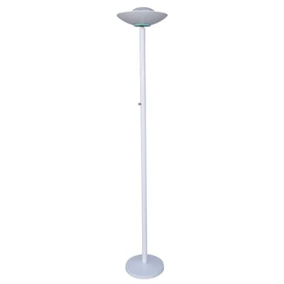 White Torchiere Floor Lamp, Ore International Floor Lamp Assembly Instructions