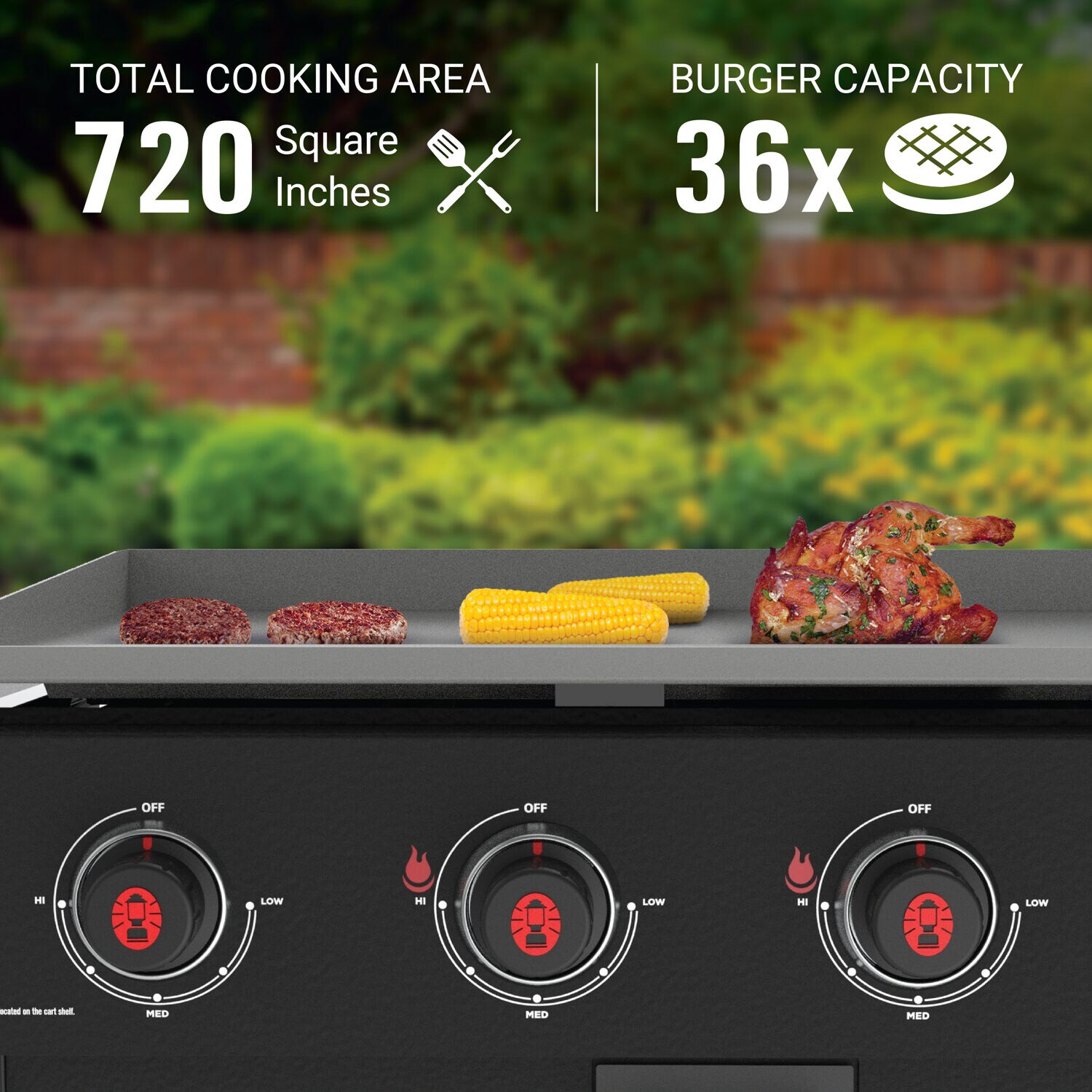 Coleman CO-500GG Flat-Top-Grills - View #6