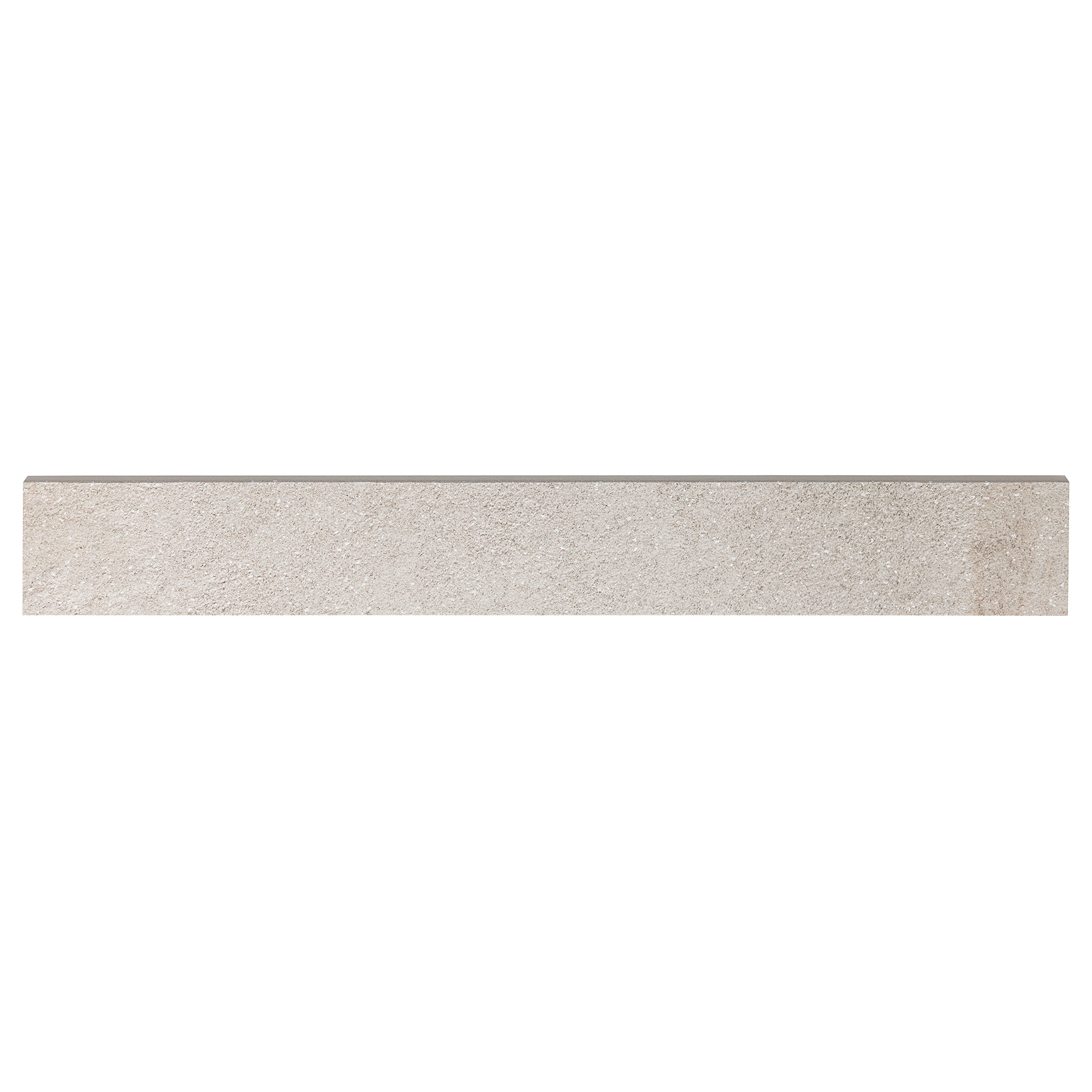 Artmore Tile District Linen Beige 3-in x 24-in Porcelain Bullnose Tile ...