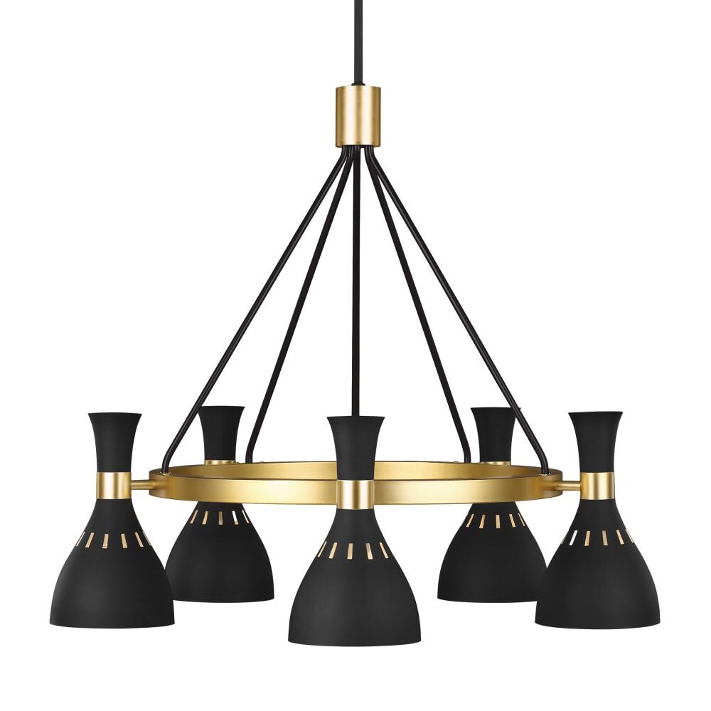 Generation Lighting Designers ED Ellen DeGeneres Joan 5-Light Midnight ...