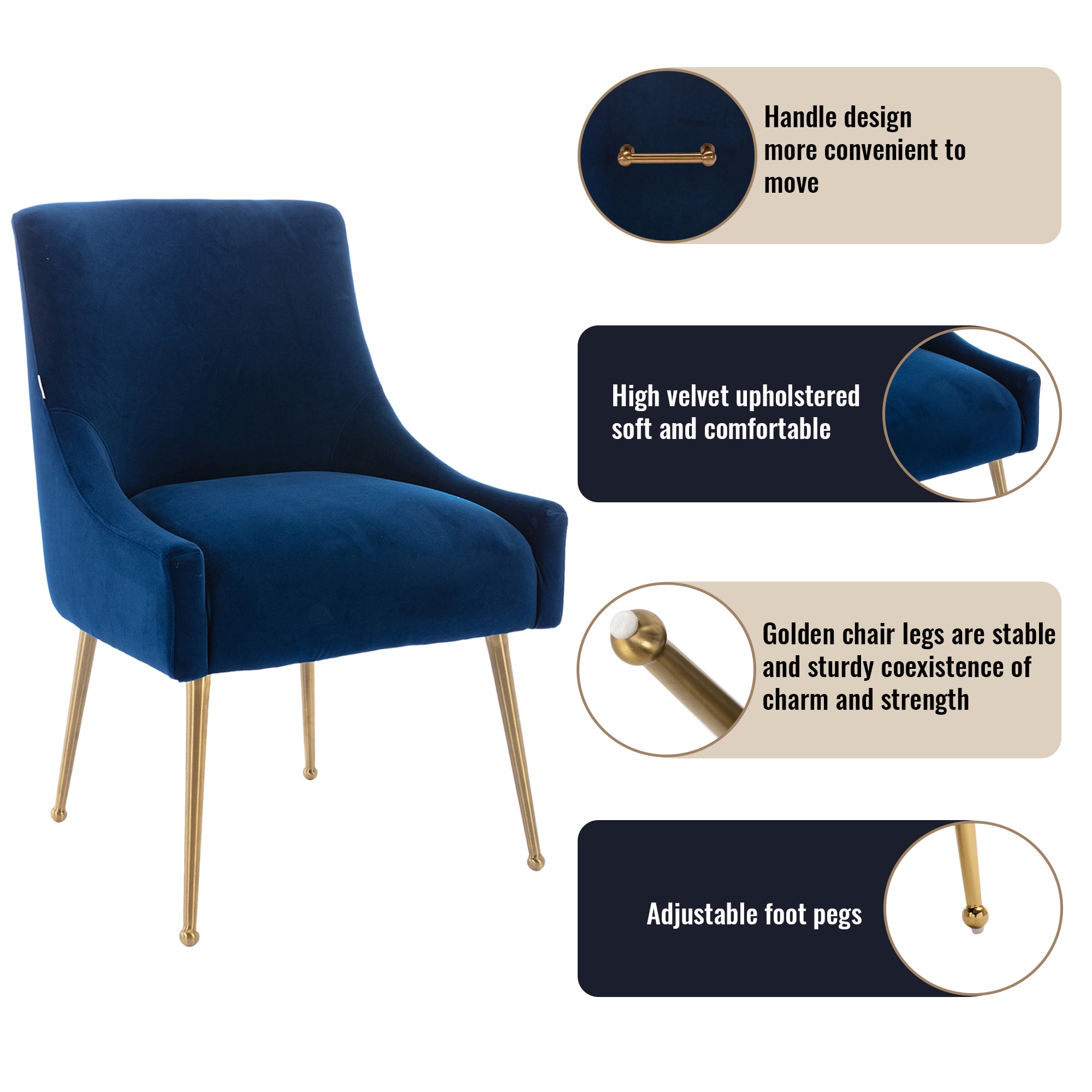 Clihome CL-HTM700NAVY Dining-Sets - View #6