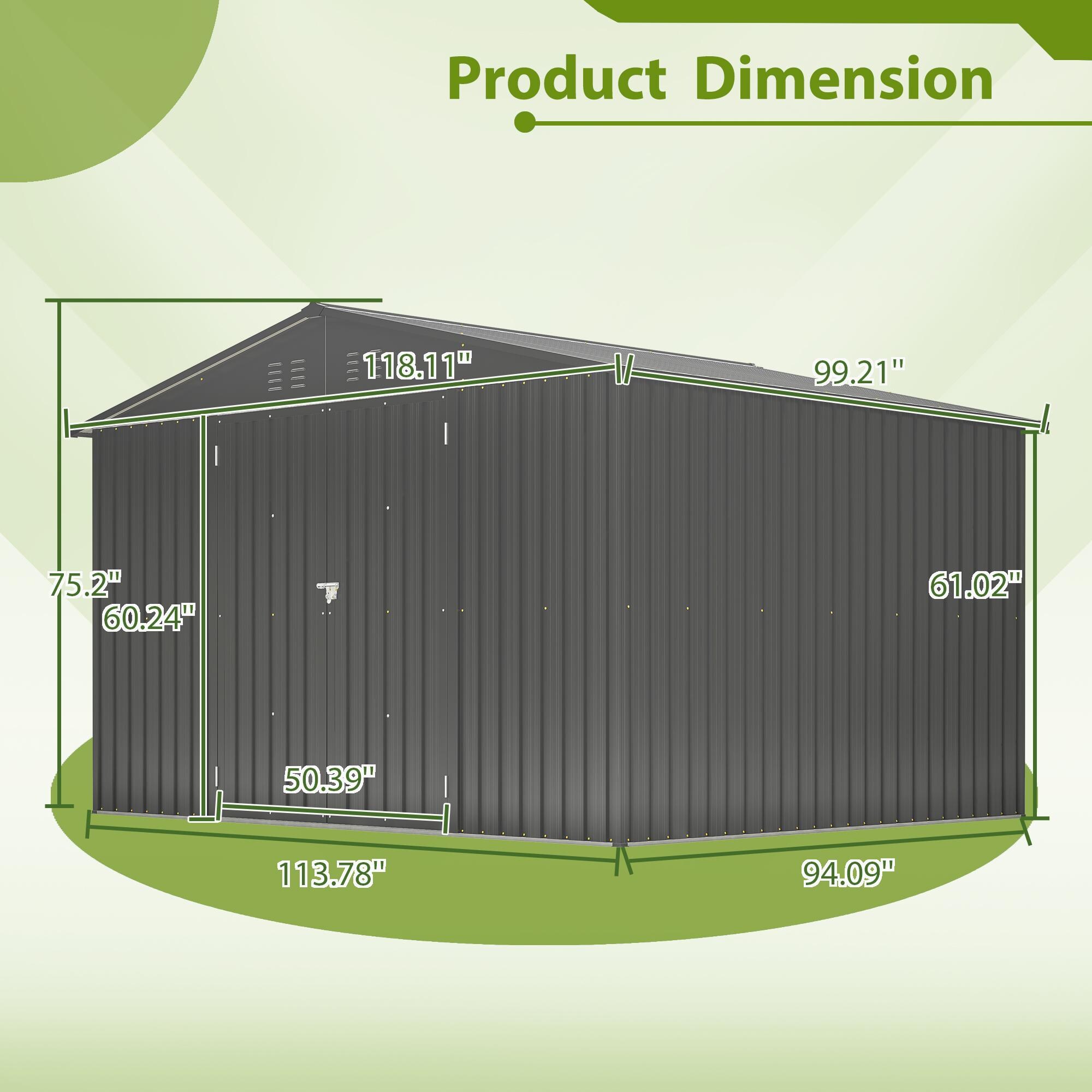 Bayfeve BF-250546-SD Metal-Storage-Buildings-Sheds - View #11