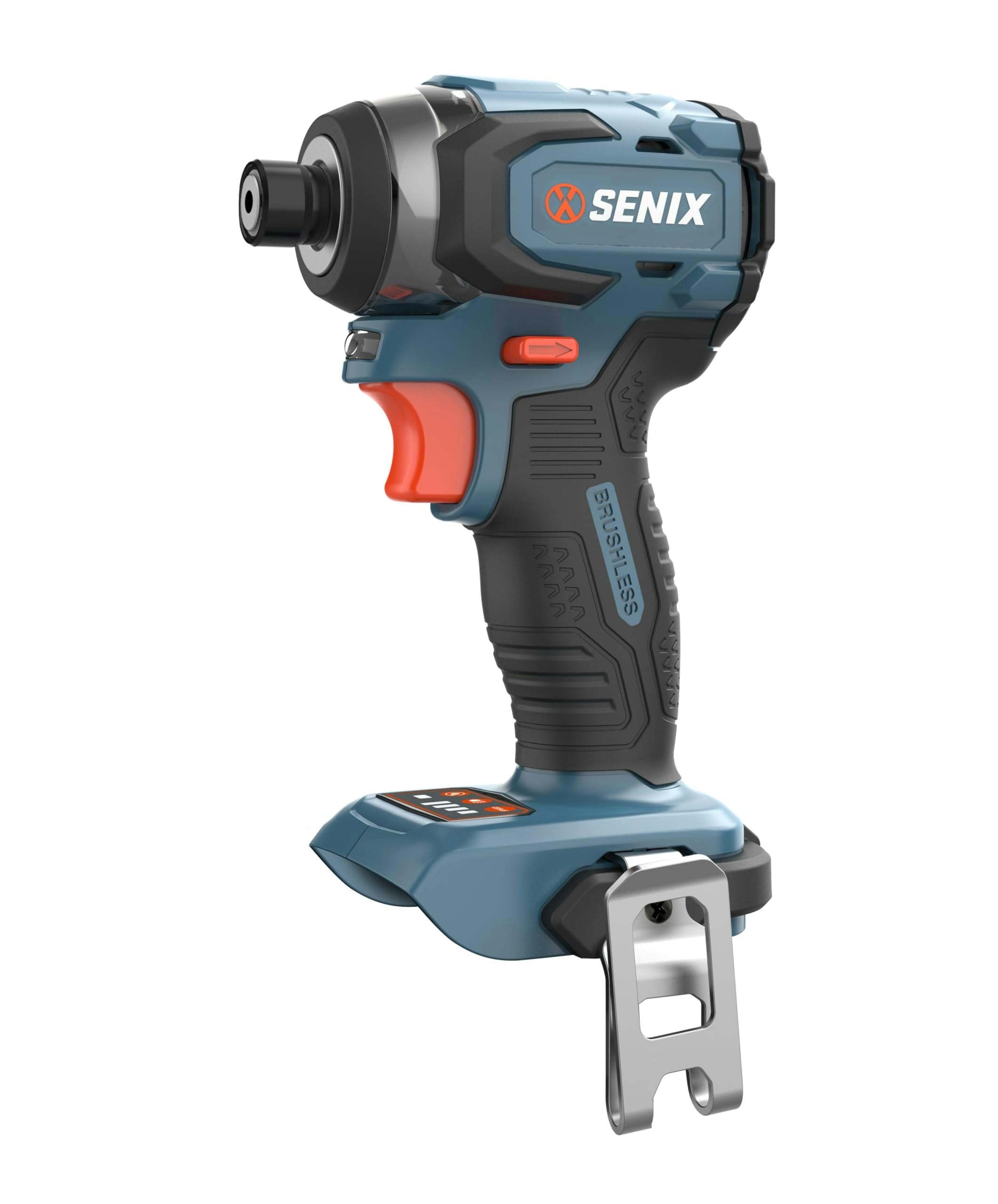 SENIX PDIX2-M2-0 PDIX2-M2-0 20V Max Cordless 1/4-Inch Impact Driver with Brushless Motor and LED Light