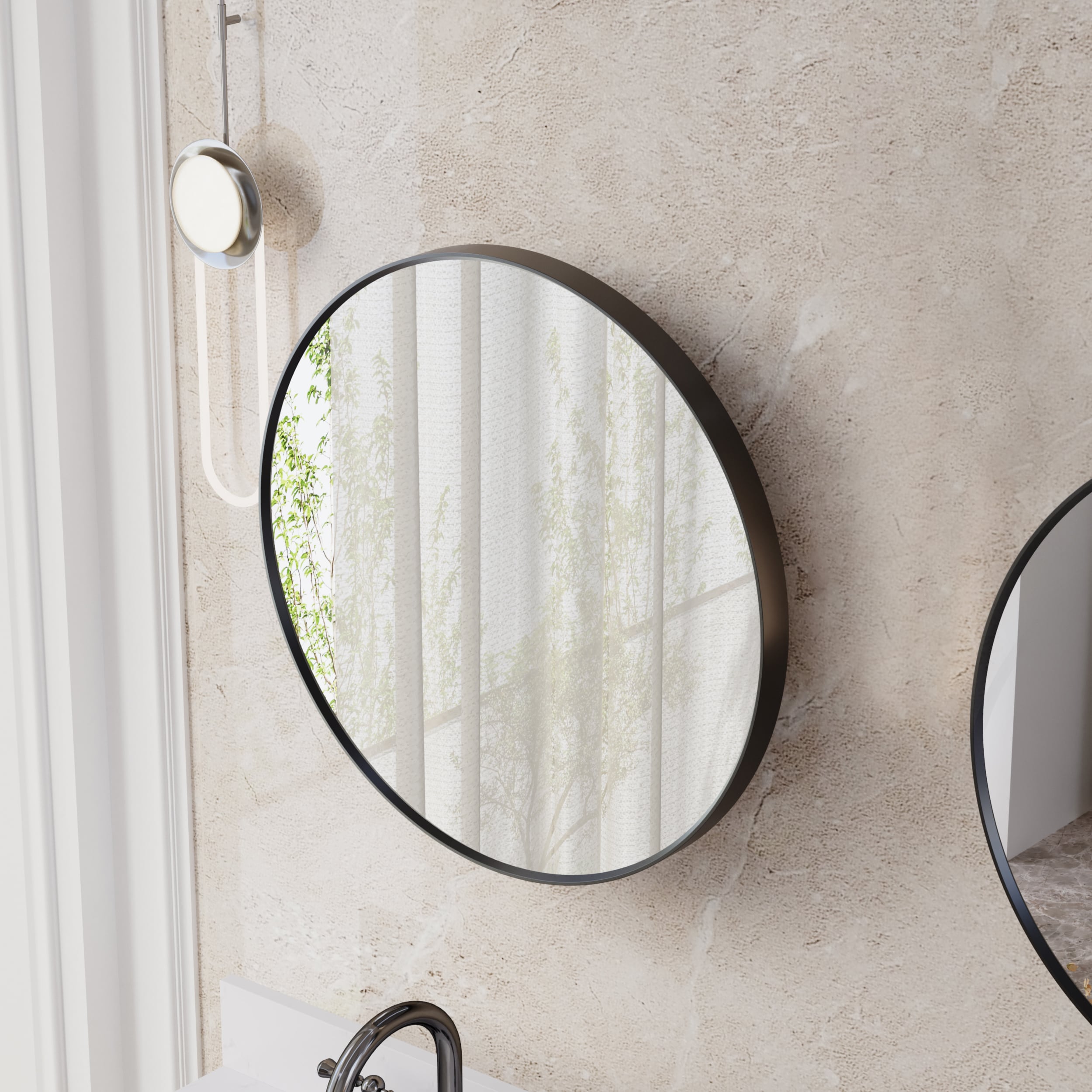 Forclover MRE-R2424MB Framed-Bath-Mirrors - View #6