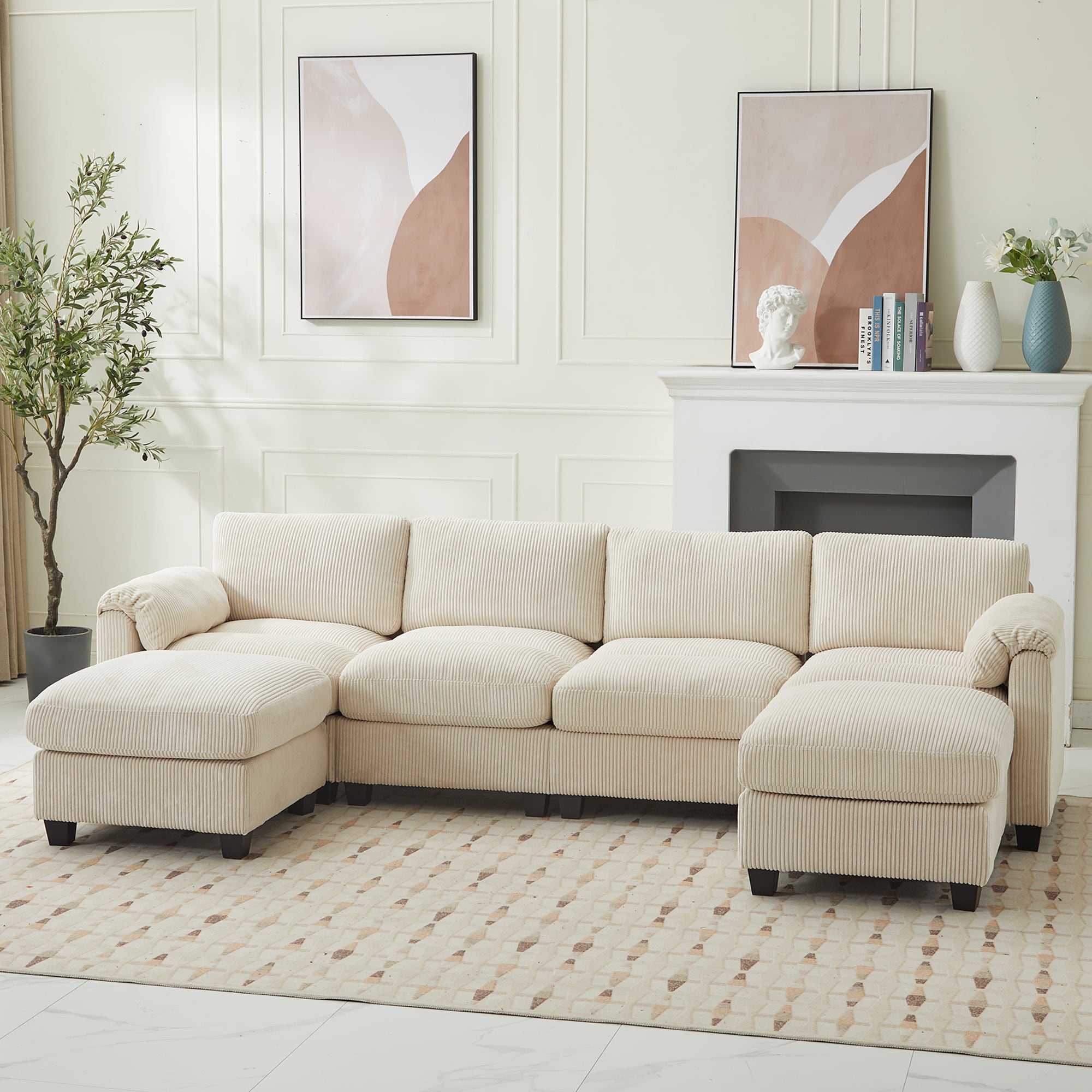 VOUA SAF-DXDRZJ4-BE1 Sofas-Loveseats - View #2